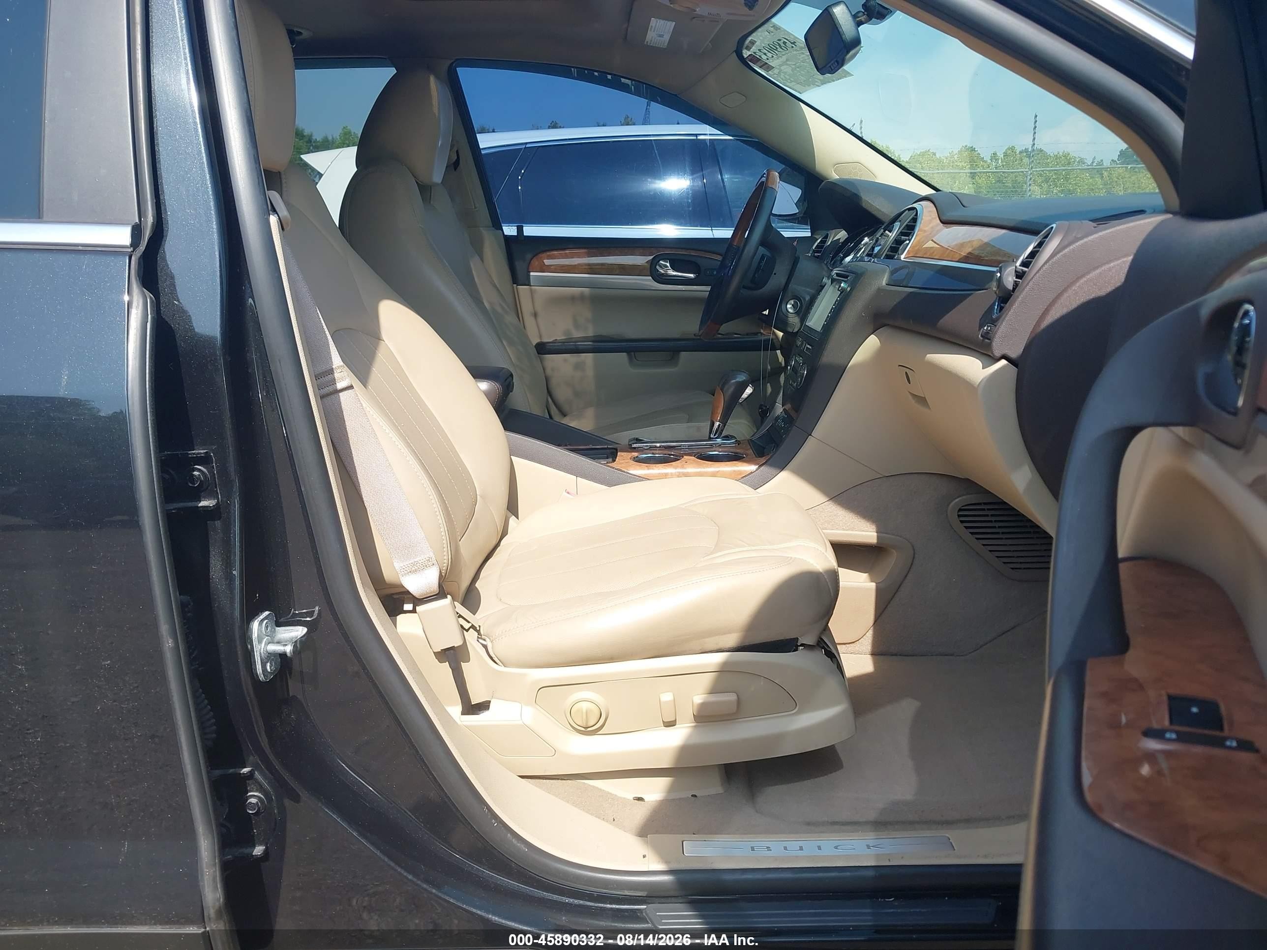 2012 Buick Enclave Leather Black vin: 5GAKRCED7CJ293956