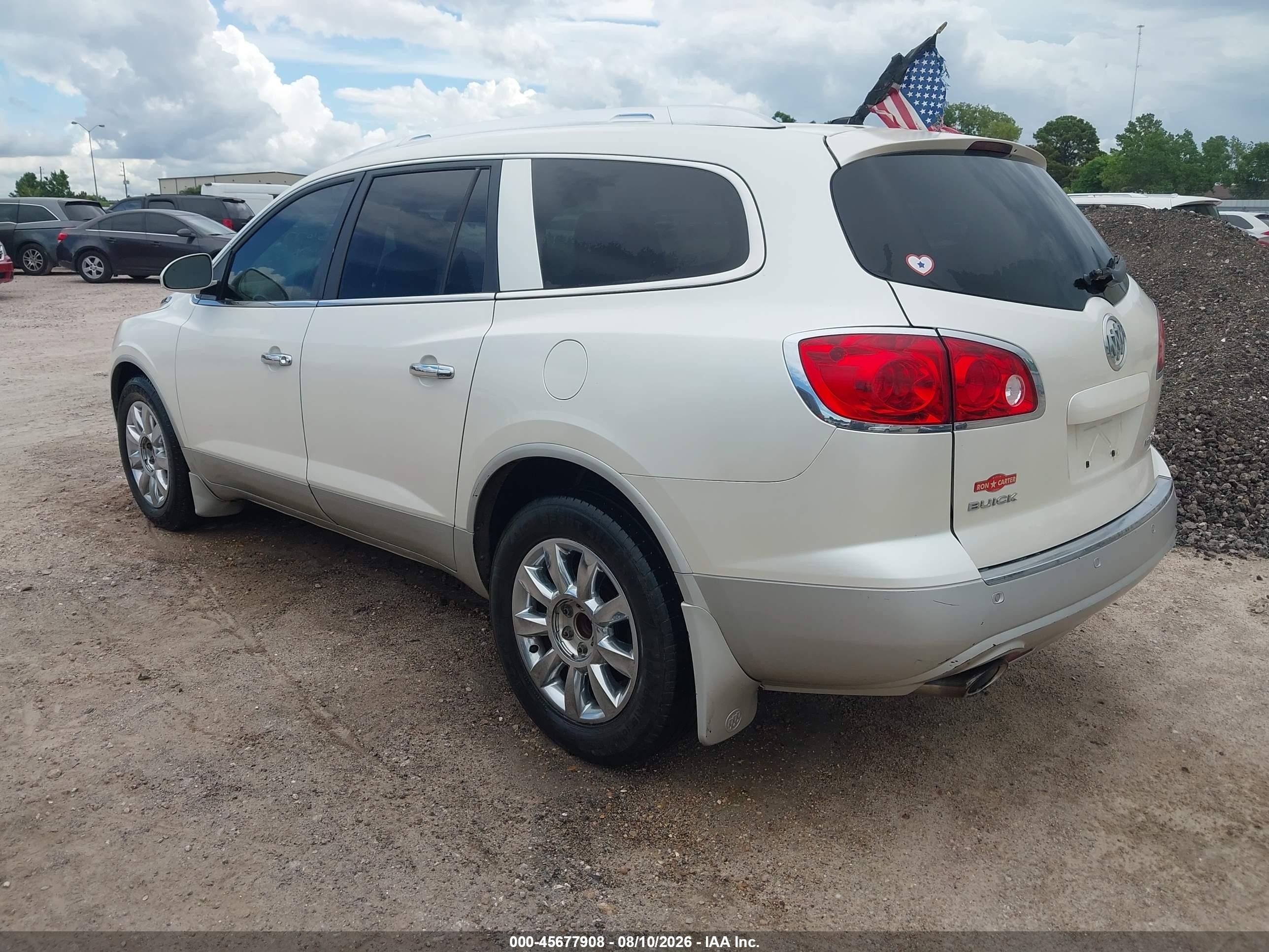 2012 Buick Enclave Leather Cream vin: 5GAKRCED7CJ333727