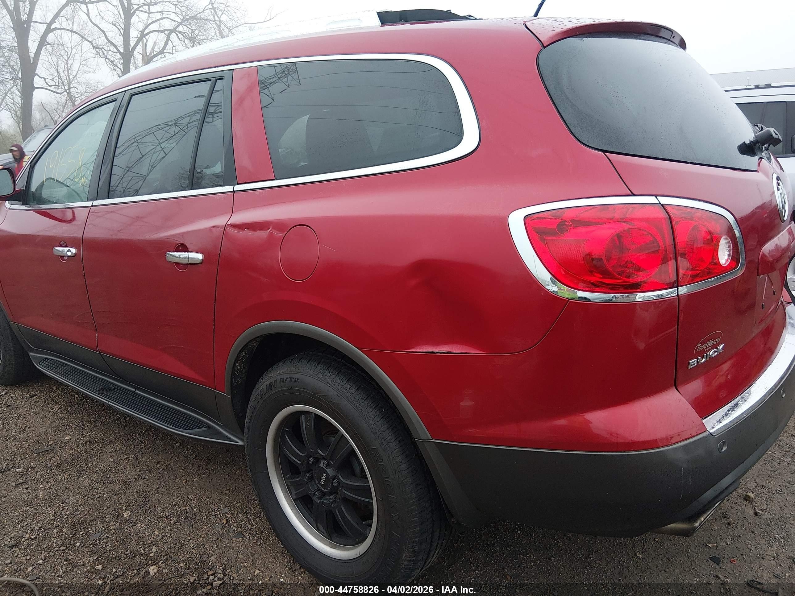 2012 Buick Enclave Leather Red vin: 5GAKRCED7CJ392177