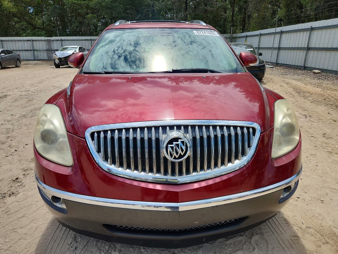 2011 Buick Enclave Cxl Maroon vin: 5GAKRCED8BJ177454