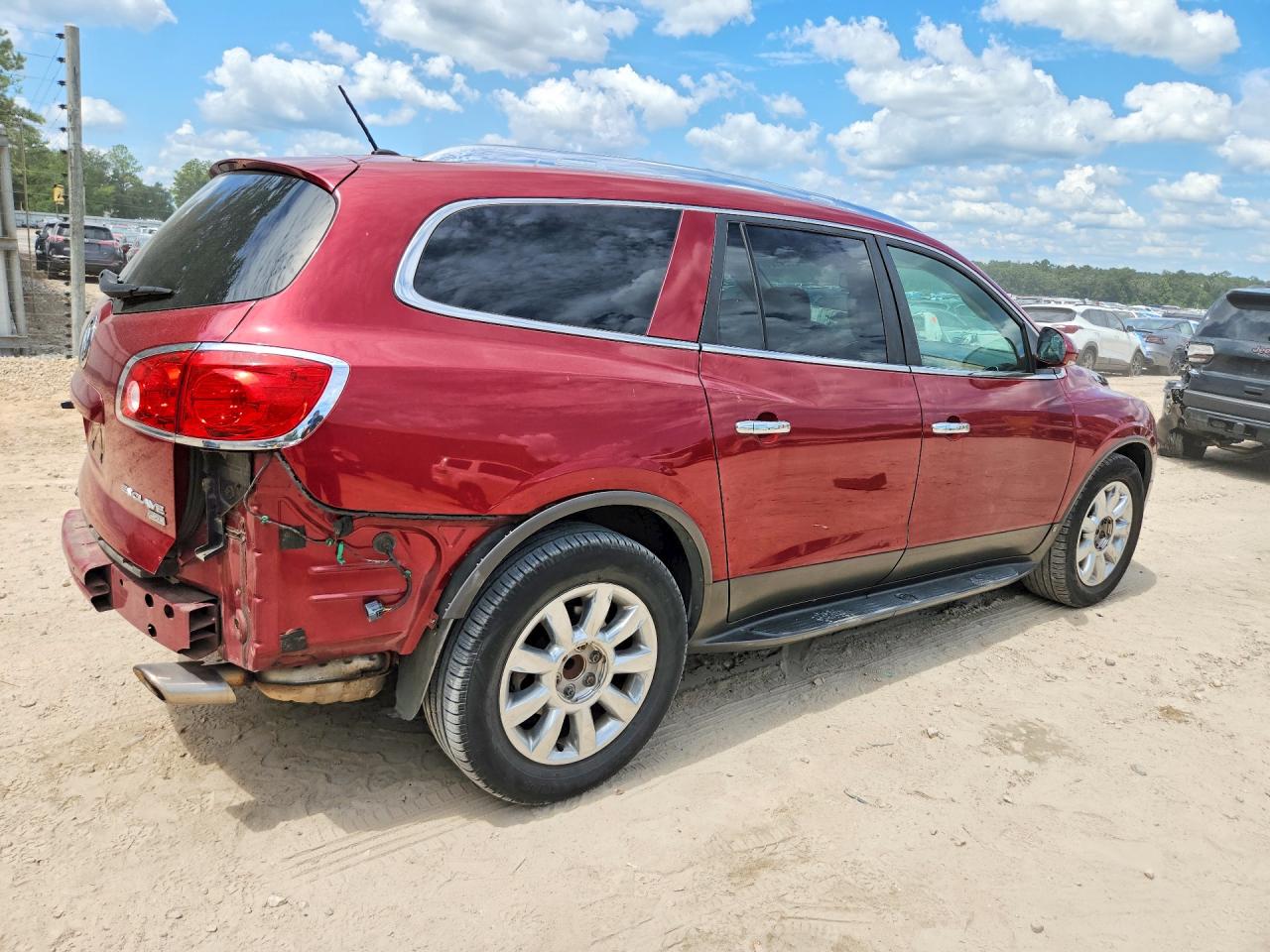 2011 Buick Enclave Cxl Maroon vin: 5GAKRCED8BJ177454