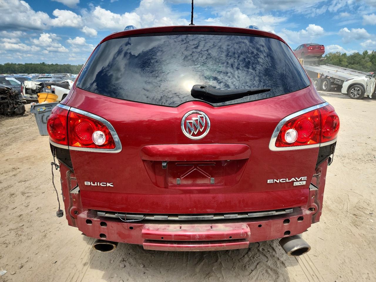 2011 Buick Enclave Cxl Maroon vin: 5GAKRCED8BJ177454