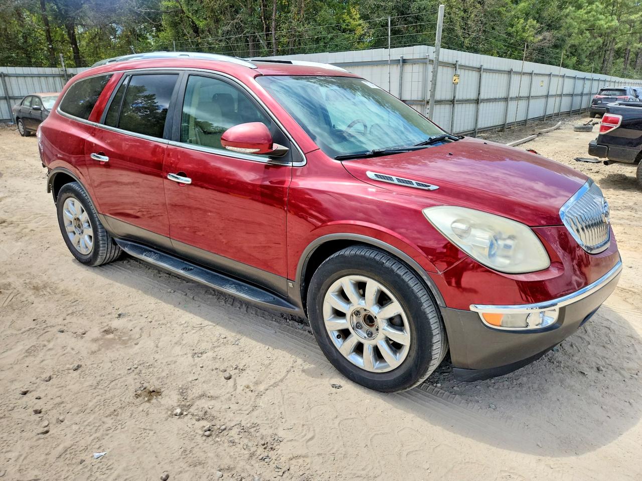2011 Buick Enclave Cxl Maroon vin: 5GAKRCED8BJ177454