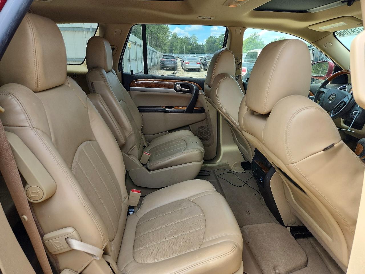 2011 Buick Enclave Cxl Maroon vin: 5GAKRCED8BJ177454