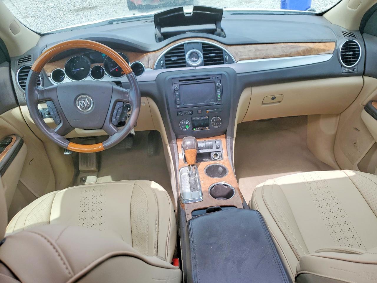 2011 Buick Enclave Cxl White vin: 5GAKRCED8BJ334867