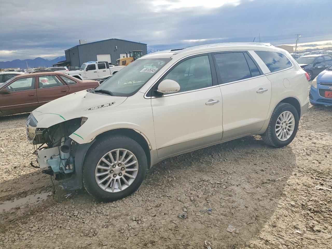 2012 Buick Enclave White vin: 5GAKRCED8CJ114033