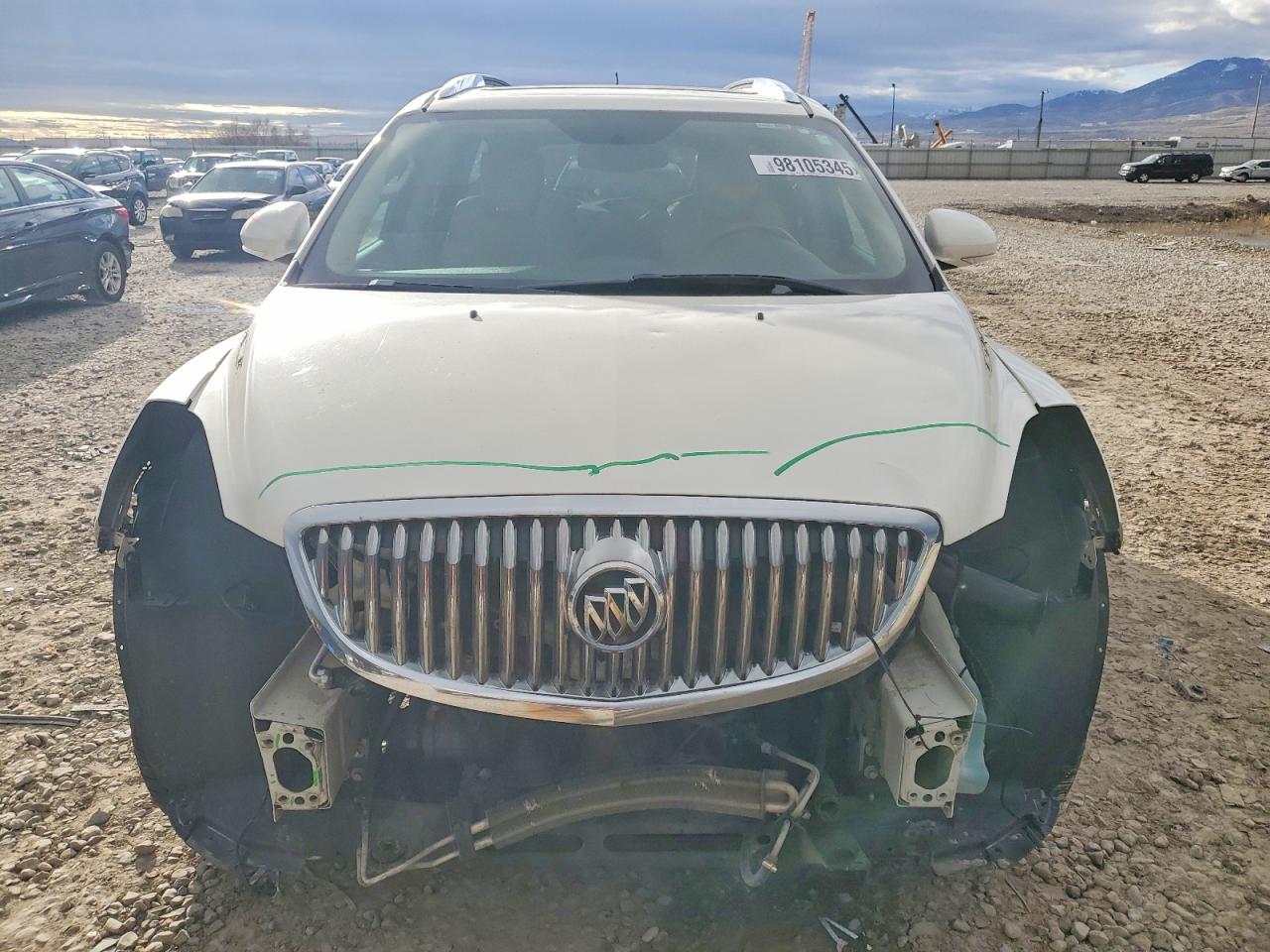 2012 Buick Enclave Белый vin: 5GAKRCED8CJ114033