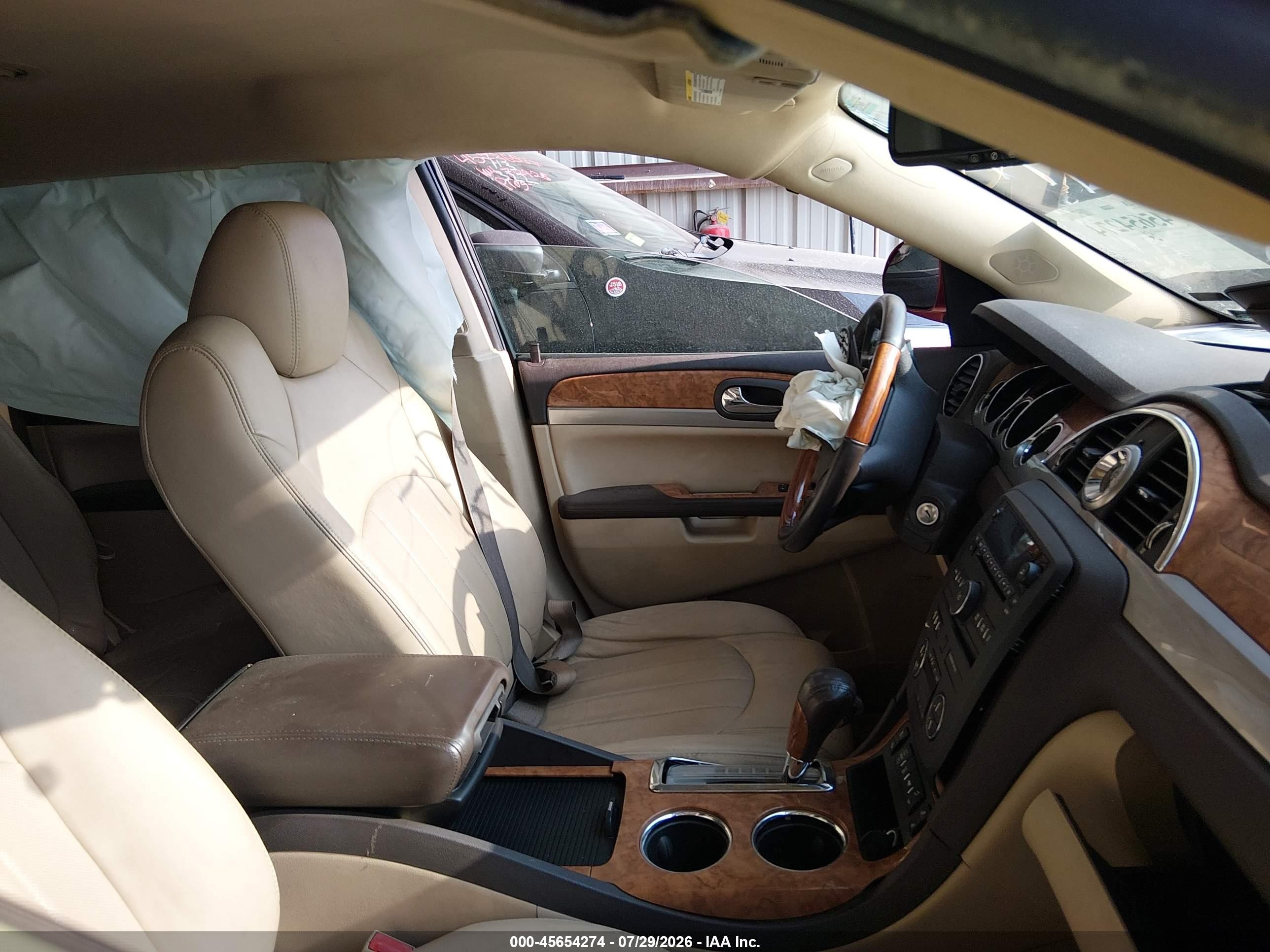 2012 Buick Enclave Leather Red vin: 5GAKRCED8CJ240585