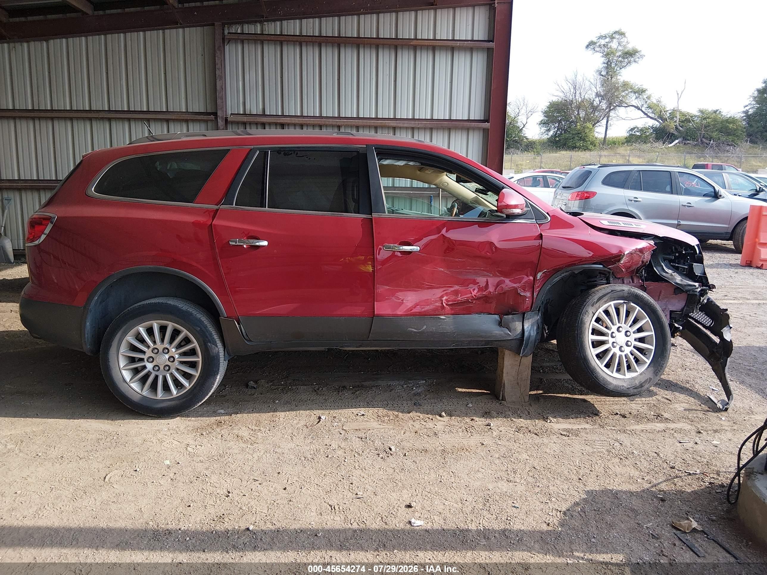 2012 Buick Enclave Leather Red vin: 5GAKRCED8CJ240585