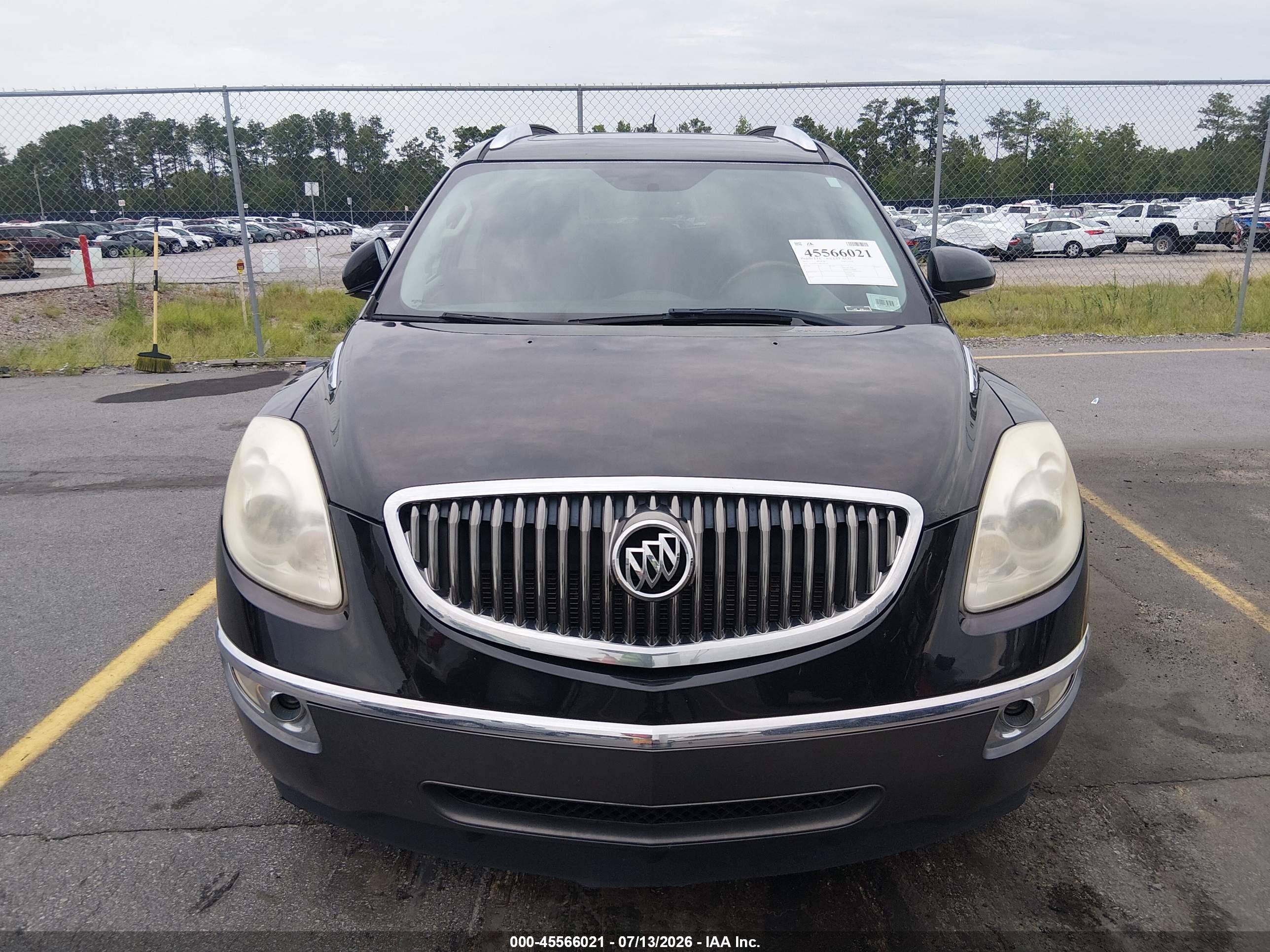 2012 Buick Enclave Leather Black vin: 5GAKRCED8CJ241347