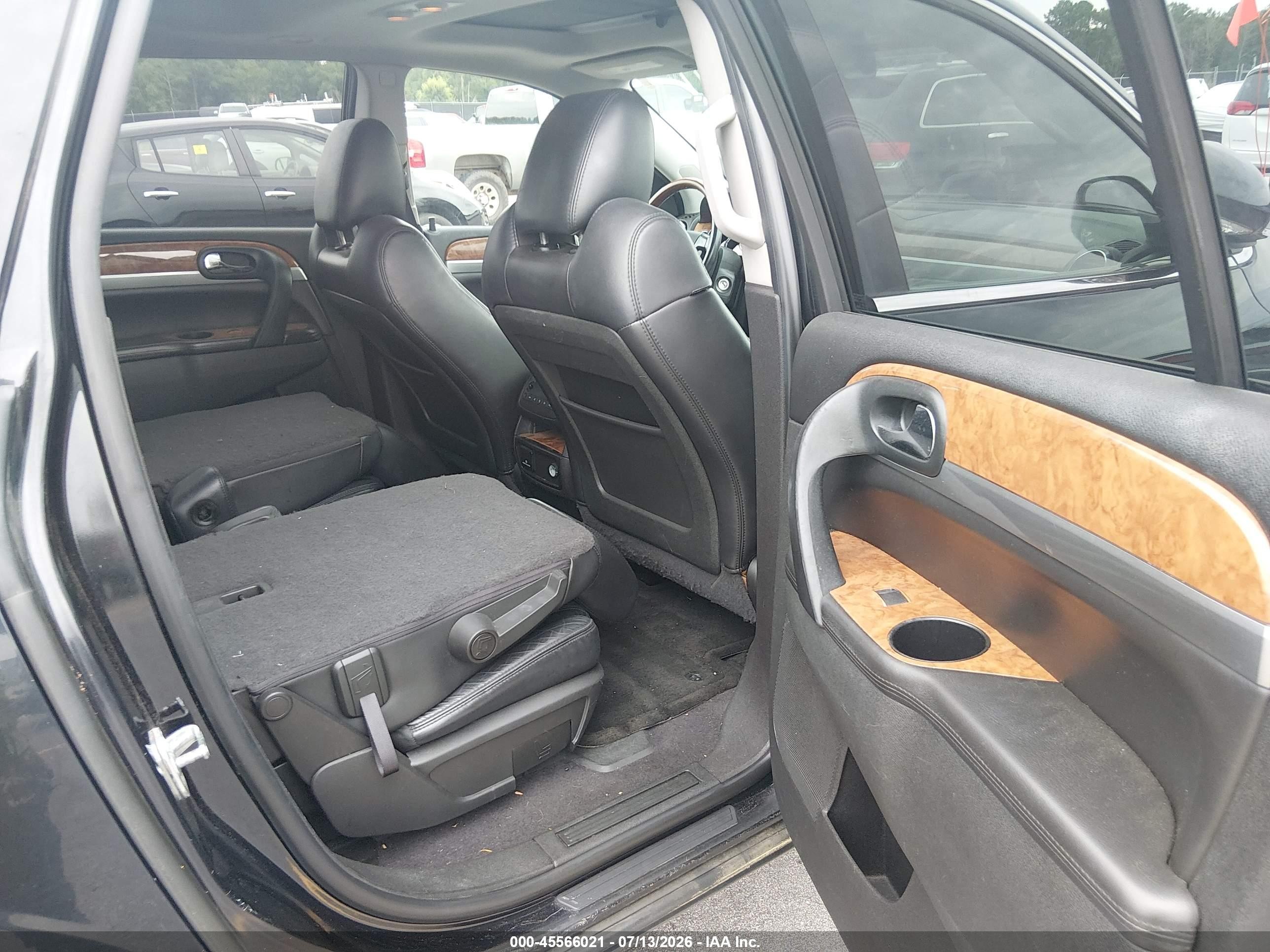 2012 Buick Enclave Leather Black vin: 5GAKRCED8CJ241347