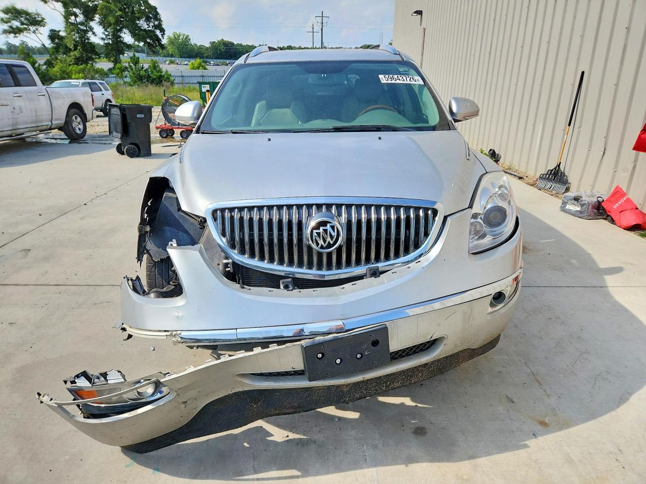 2012 Buick Enclave Silver vin: 5GAKRCED8CJ292055
