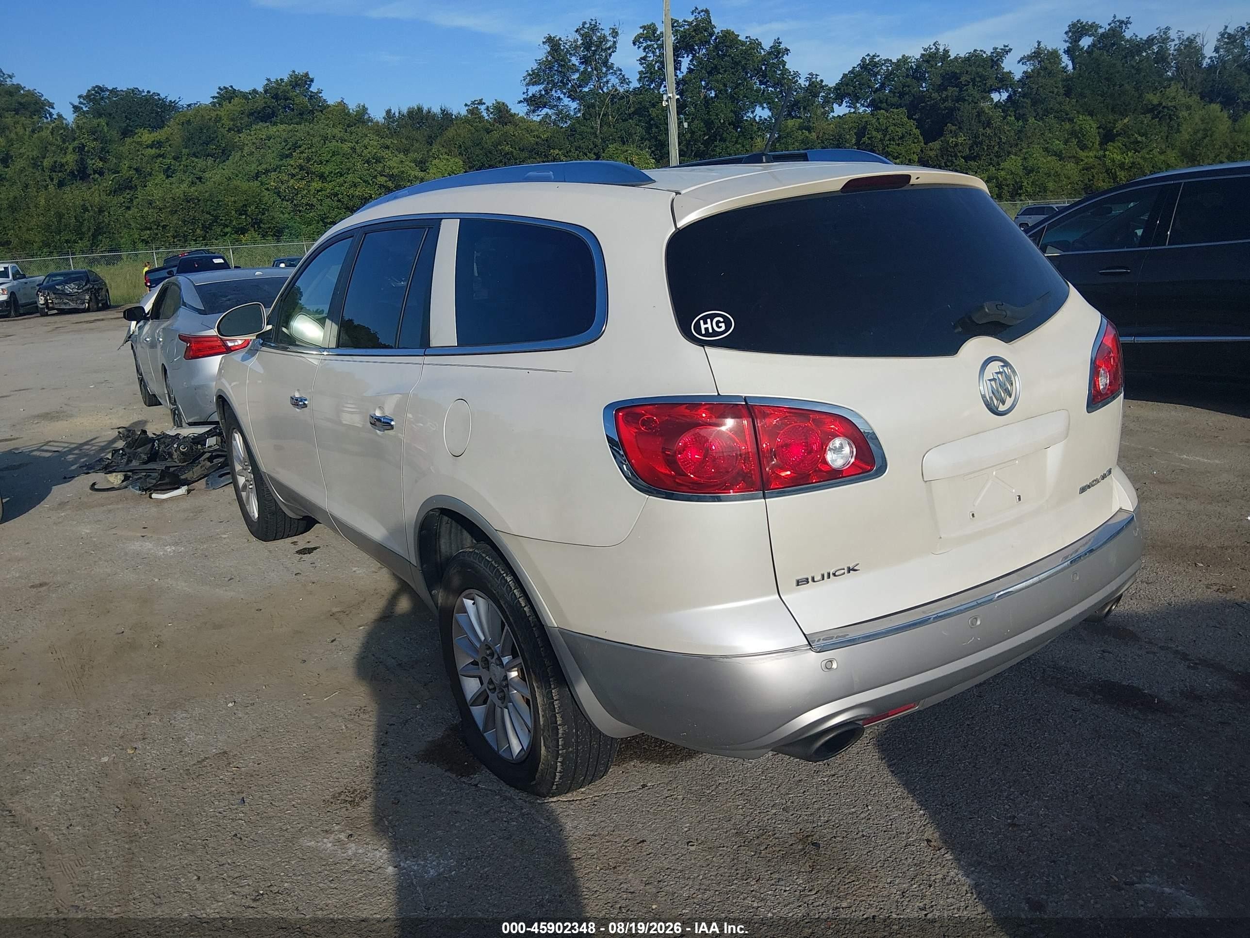2012 Buick Enclave Leather Cream vin: 5GAKRCED8CJ299135