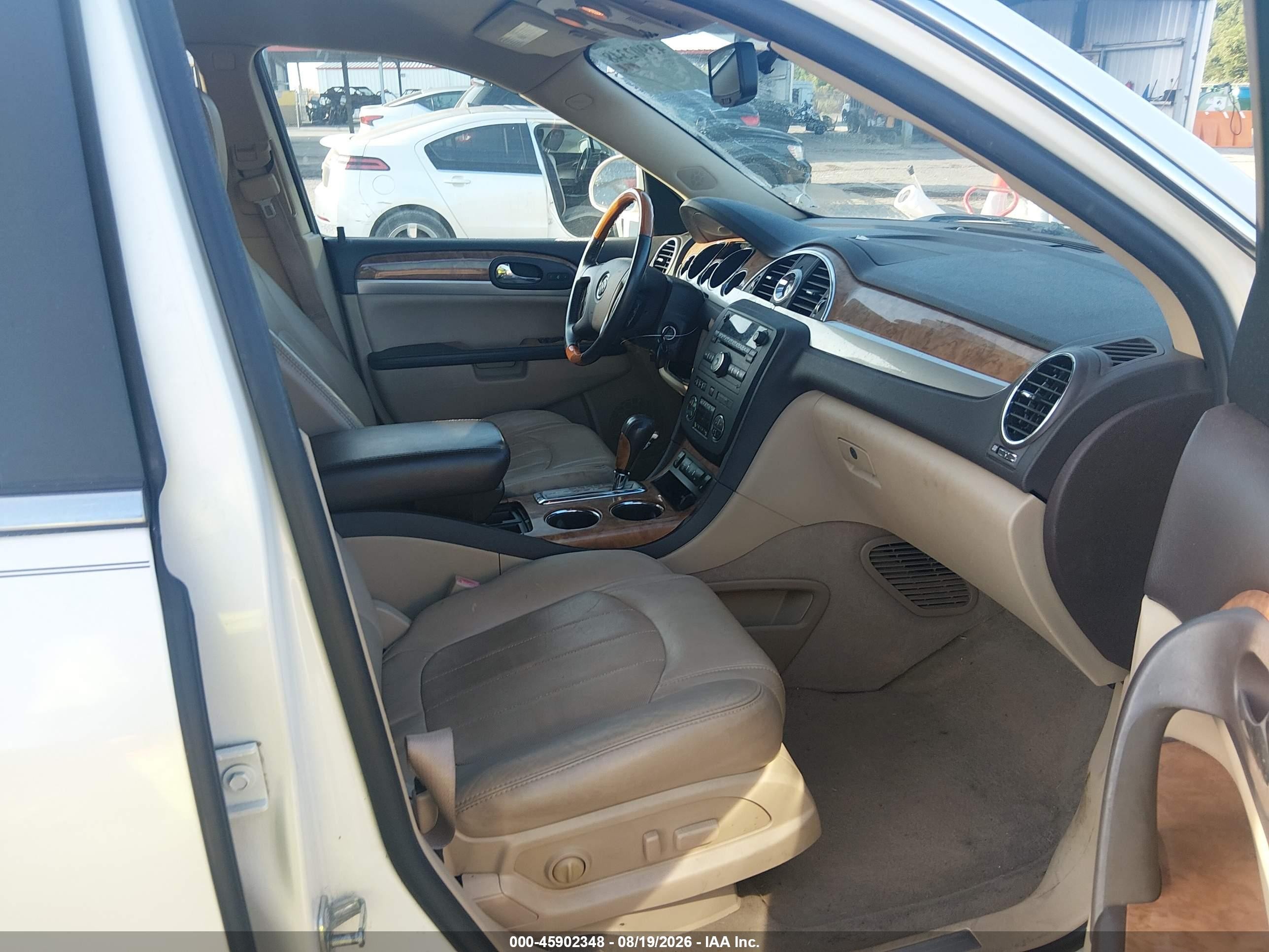 2012 Buick Enclave Leather Cream vin: 5GAKRCED8CJ299135