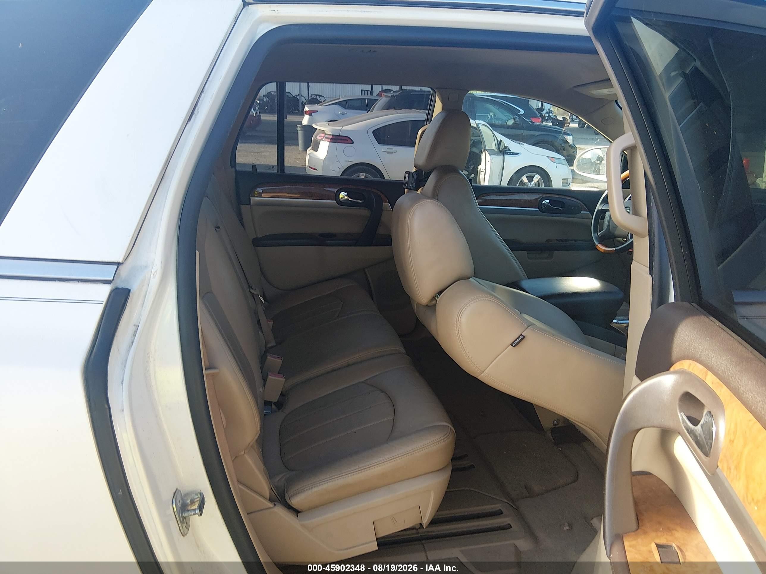 2012 Buick Enclave Leather Cream vin: 5GAKRCED8CJ299135