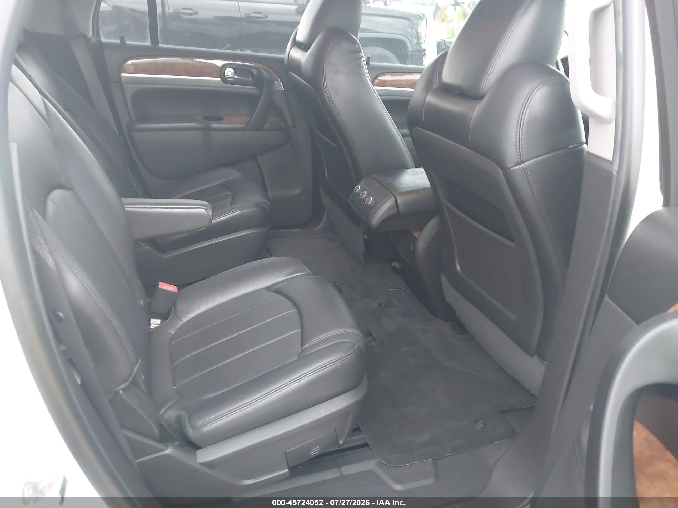 2012 Buick Enclave Leather White vin: 5GAKRCED8CJ360547