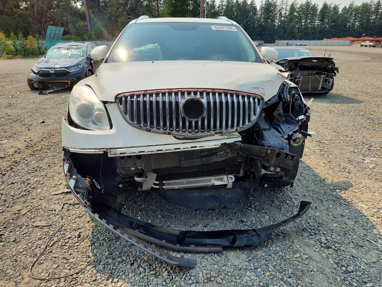 2012 Buick Enclave White vin: 5GAKRCED8CJ389272