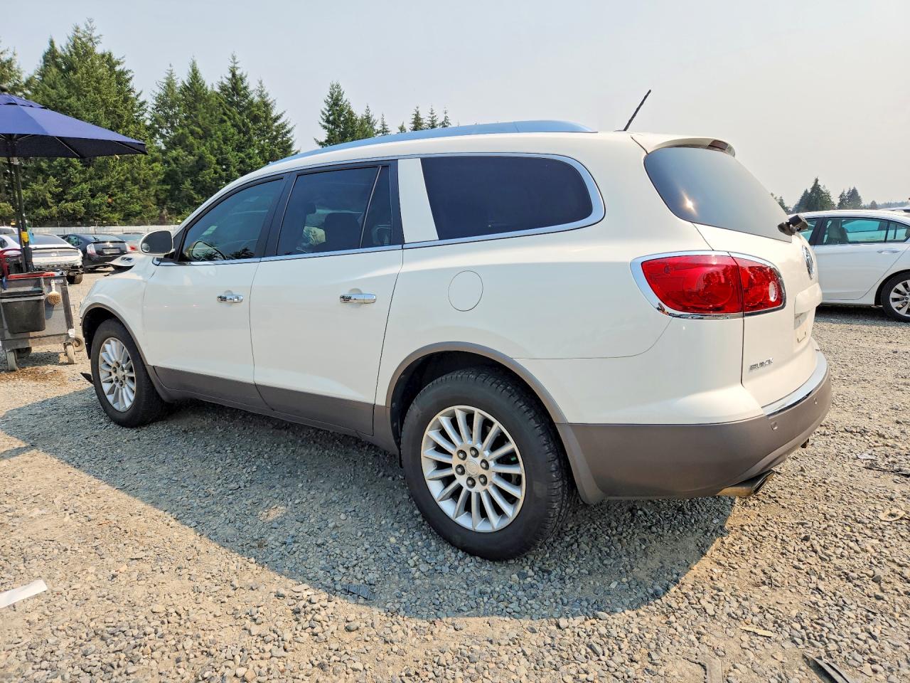 2012 Buick Enclave White vin: 5GAKRCED8CJ389272