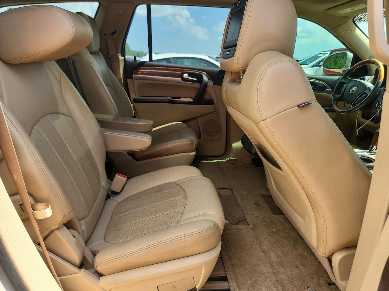 2011 Buick Enclave Cxl Белый vin: 5GAKRCED9BJ344114