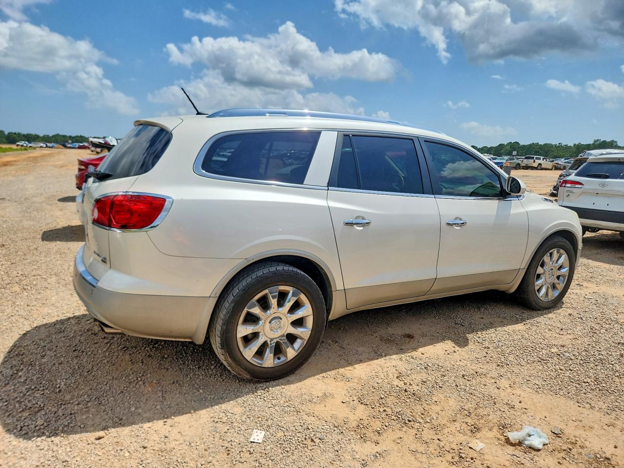 2011 Buick Enclave Cxl Белый vin: 5GAKRCED9BJ344114