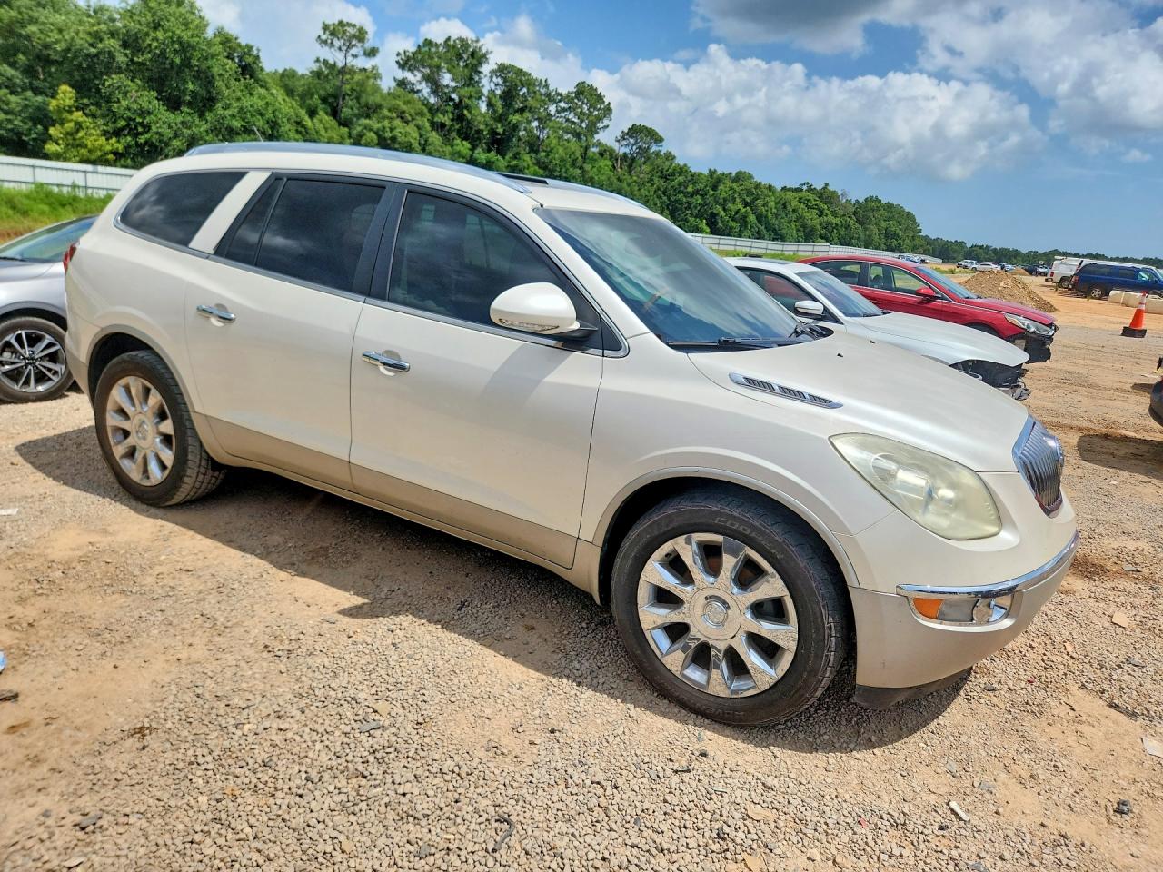 2011 Buick Enclave Cxl Белый vin: 5GAKRCED9BJ344114