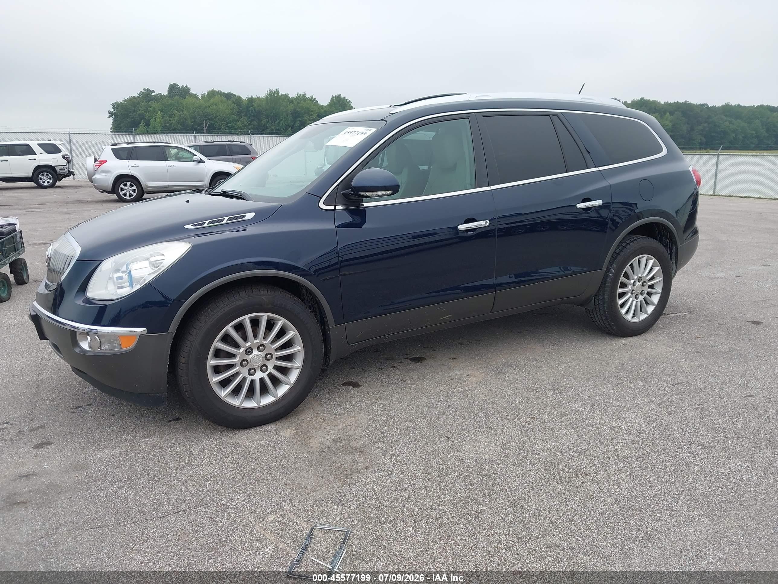 2012 Buick Enclave Leather Dark Blue vin: 5GAKRCED9CJ108709