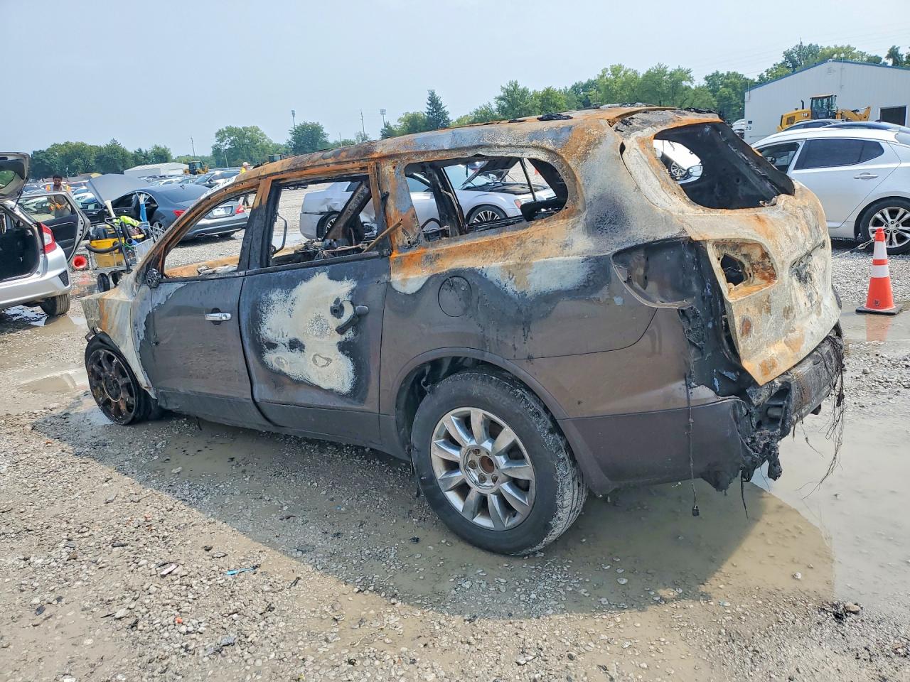 2012 Buick Enclave Угольный vin: 5GAKRCED9CJ192501