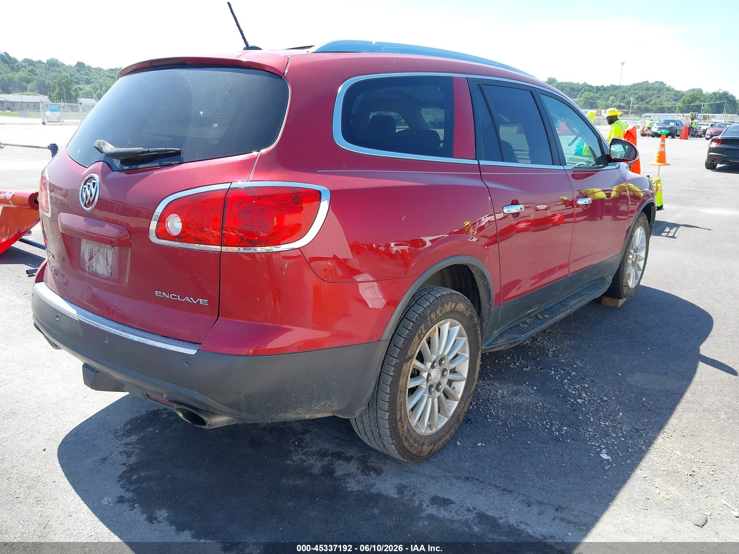 2012 Buick Enclave Leather Красный vin: 5GAKRCED9CJ207157