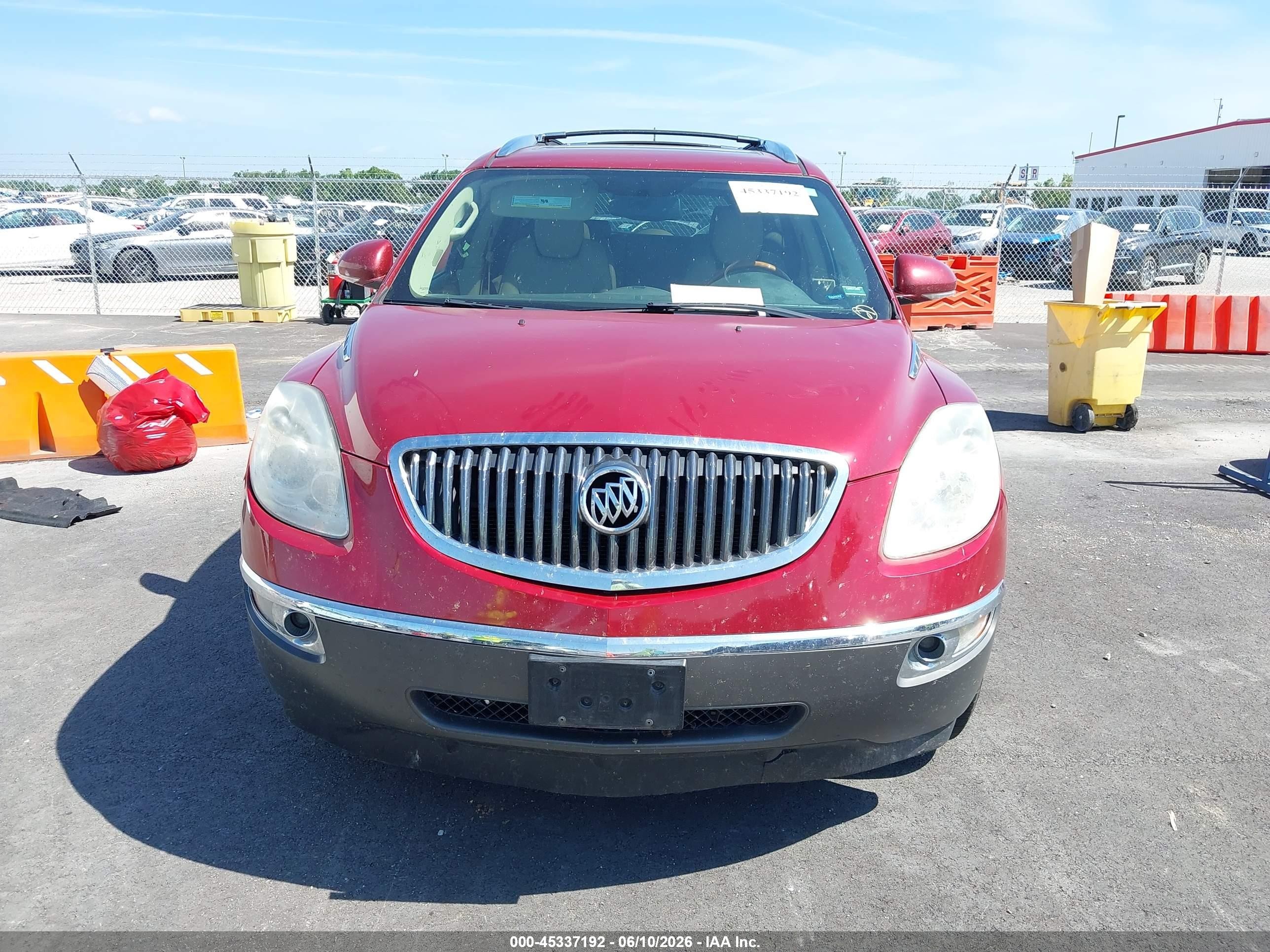 2012 Buick Enclave Leather Красный vin: 5GAKRCED9CJ207157