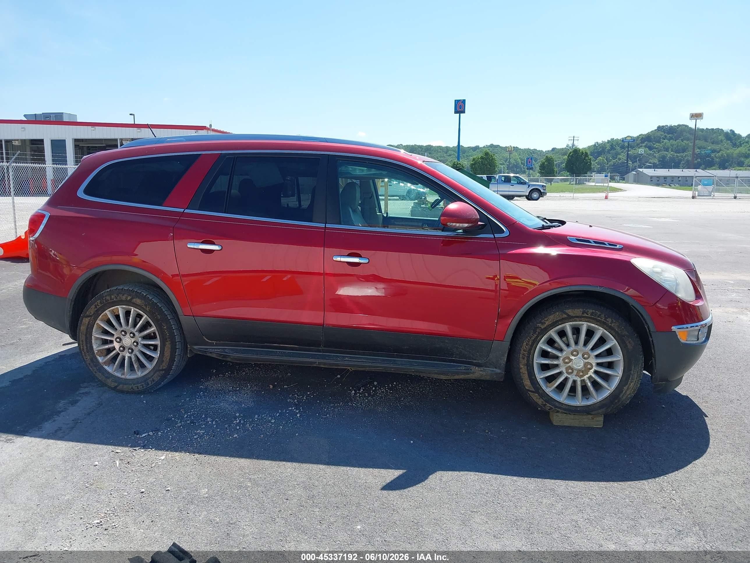 2012 Buick Enclave Leather Красный vin: 5GAKRCED9CJ207157