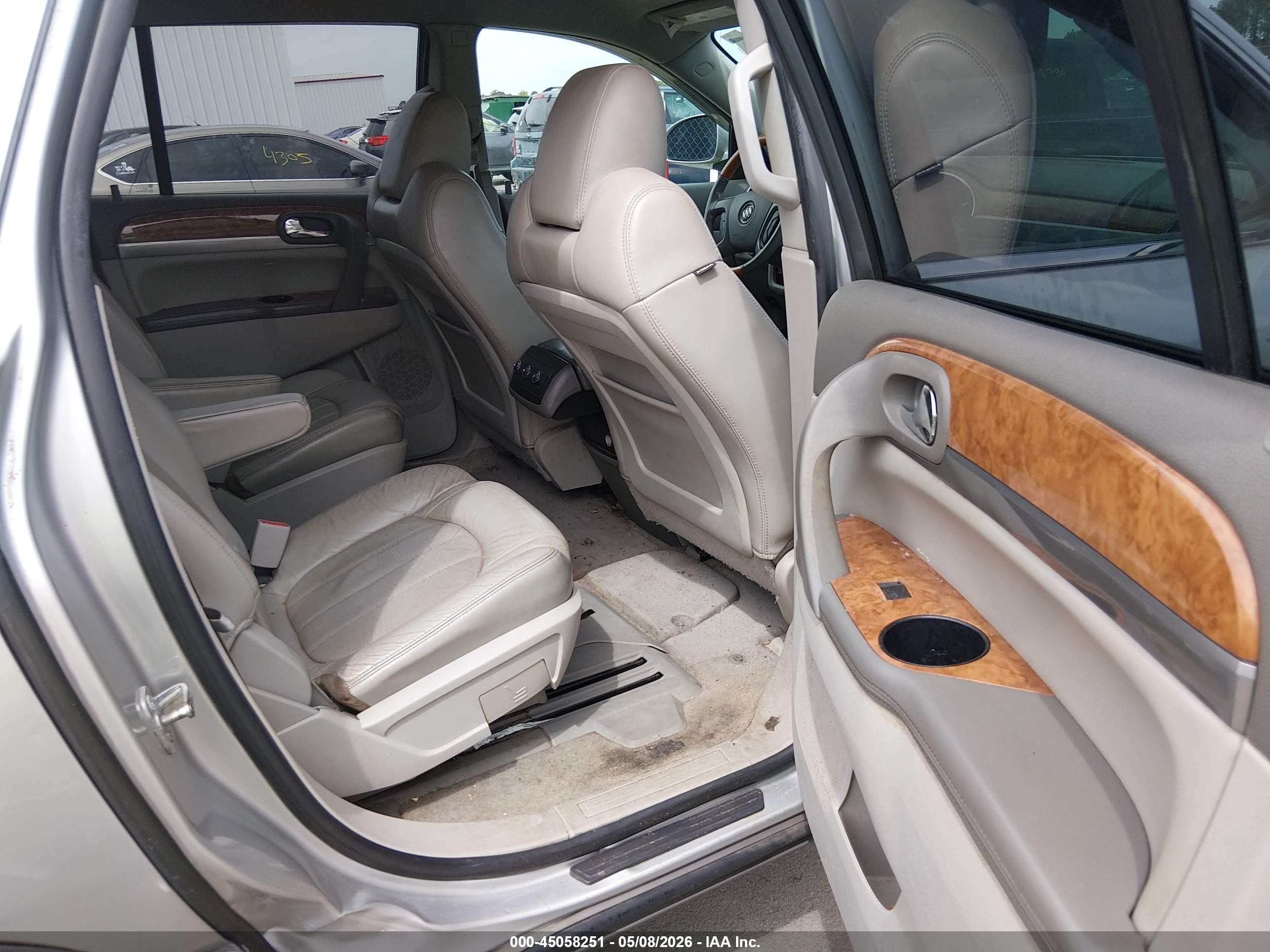 2012 Buick Enclave Leather Серебряный vin: 5GAKRCED9CJ242930
