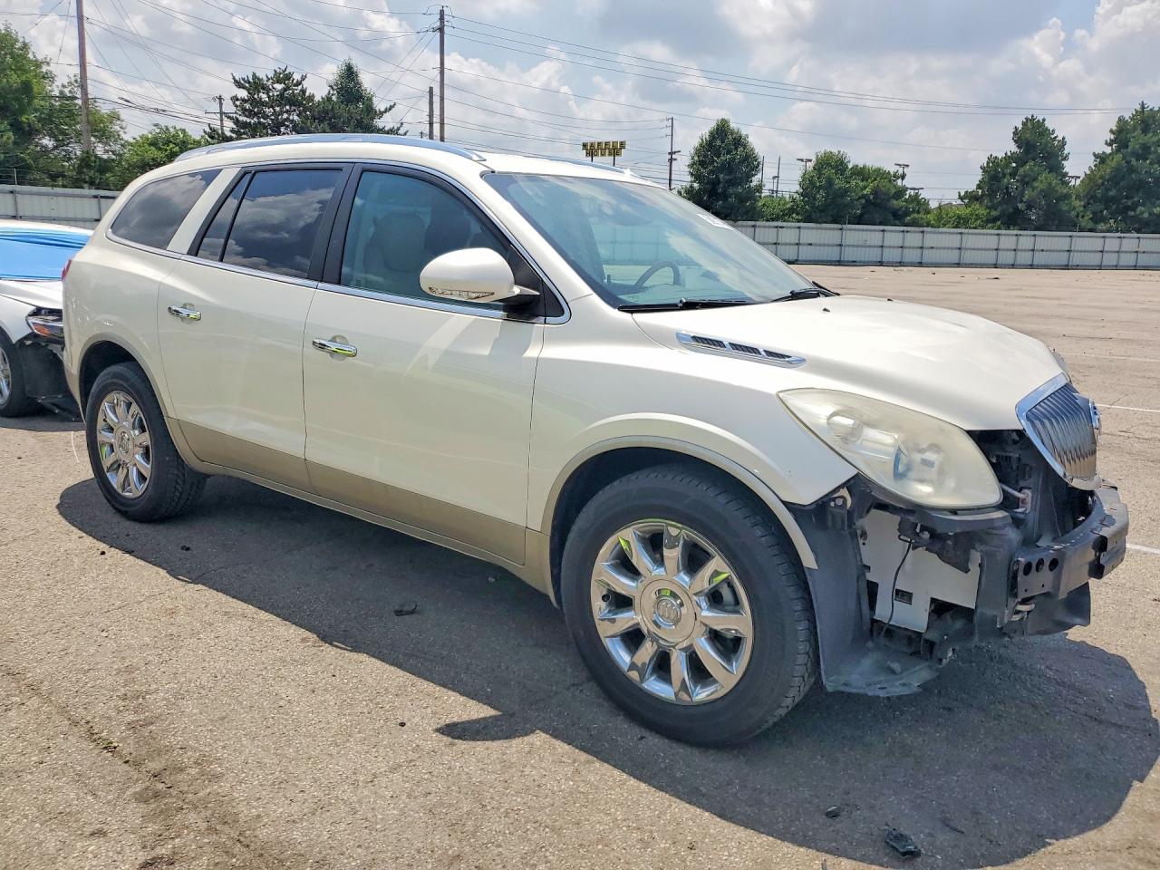 2012 Buick Enclave Cream vin: 5GAKRCED9CJ335687