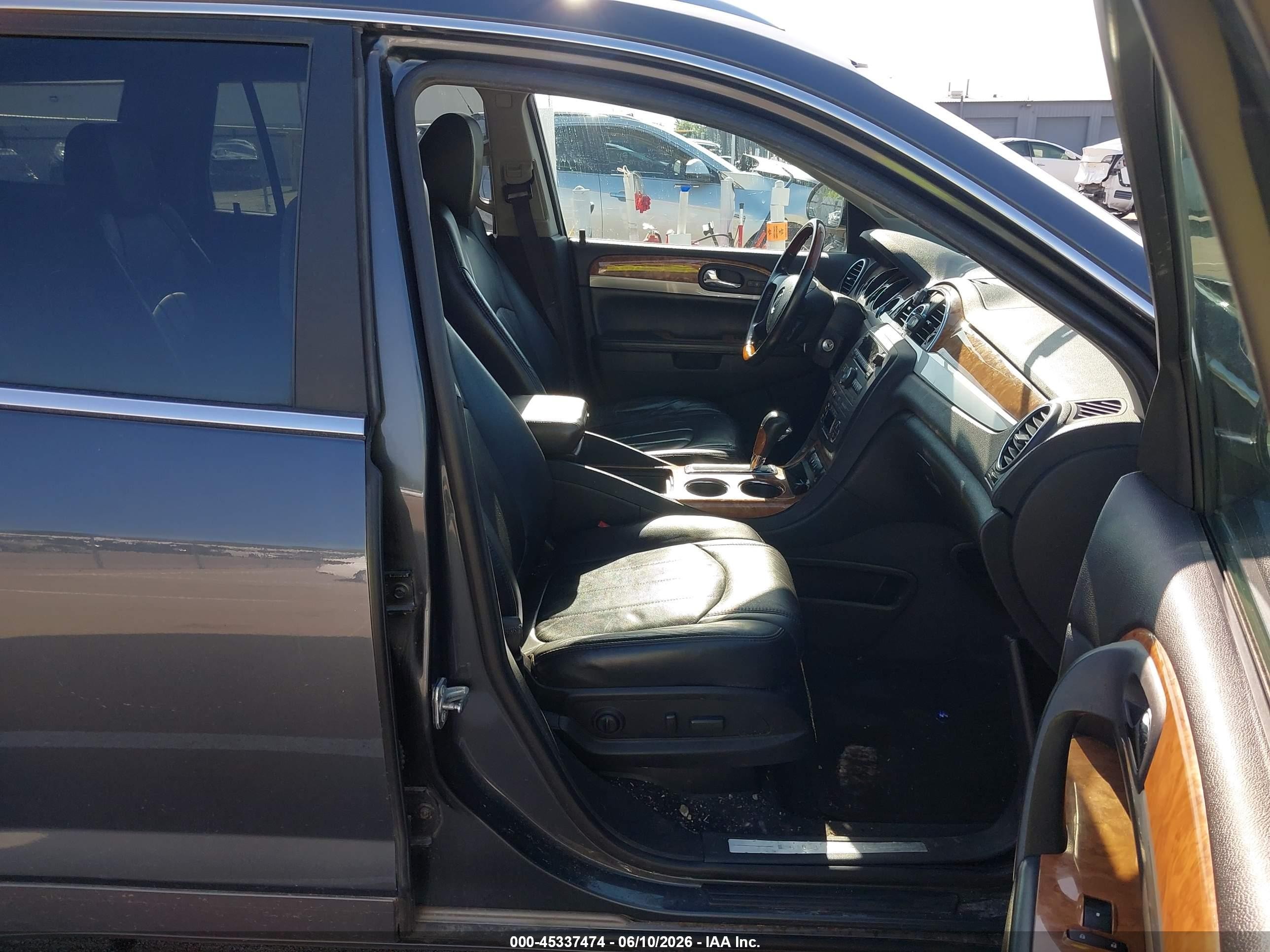 2012 Buick Enclave Leather Gray vin: 5GAKRCED9CJ420318