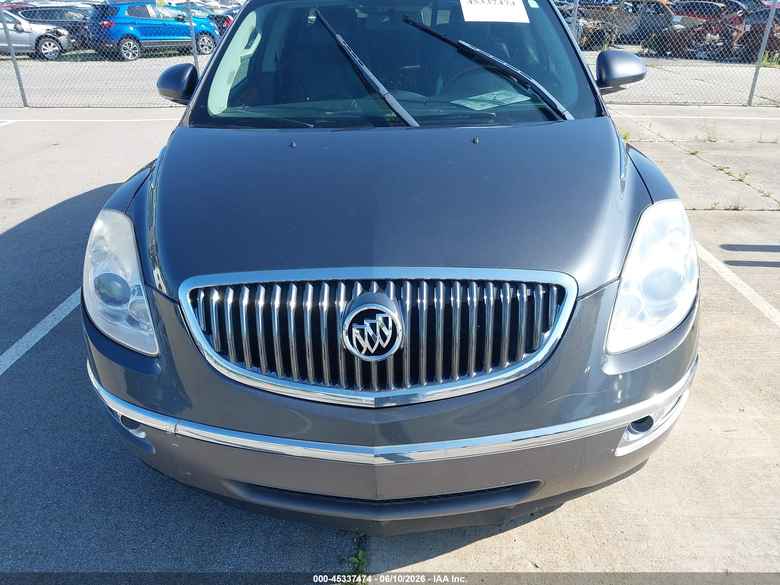 2012 Buick Enclave Leather Gray vin: 5GAKRCED9CJ420318