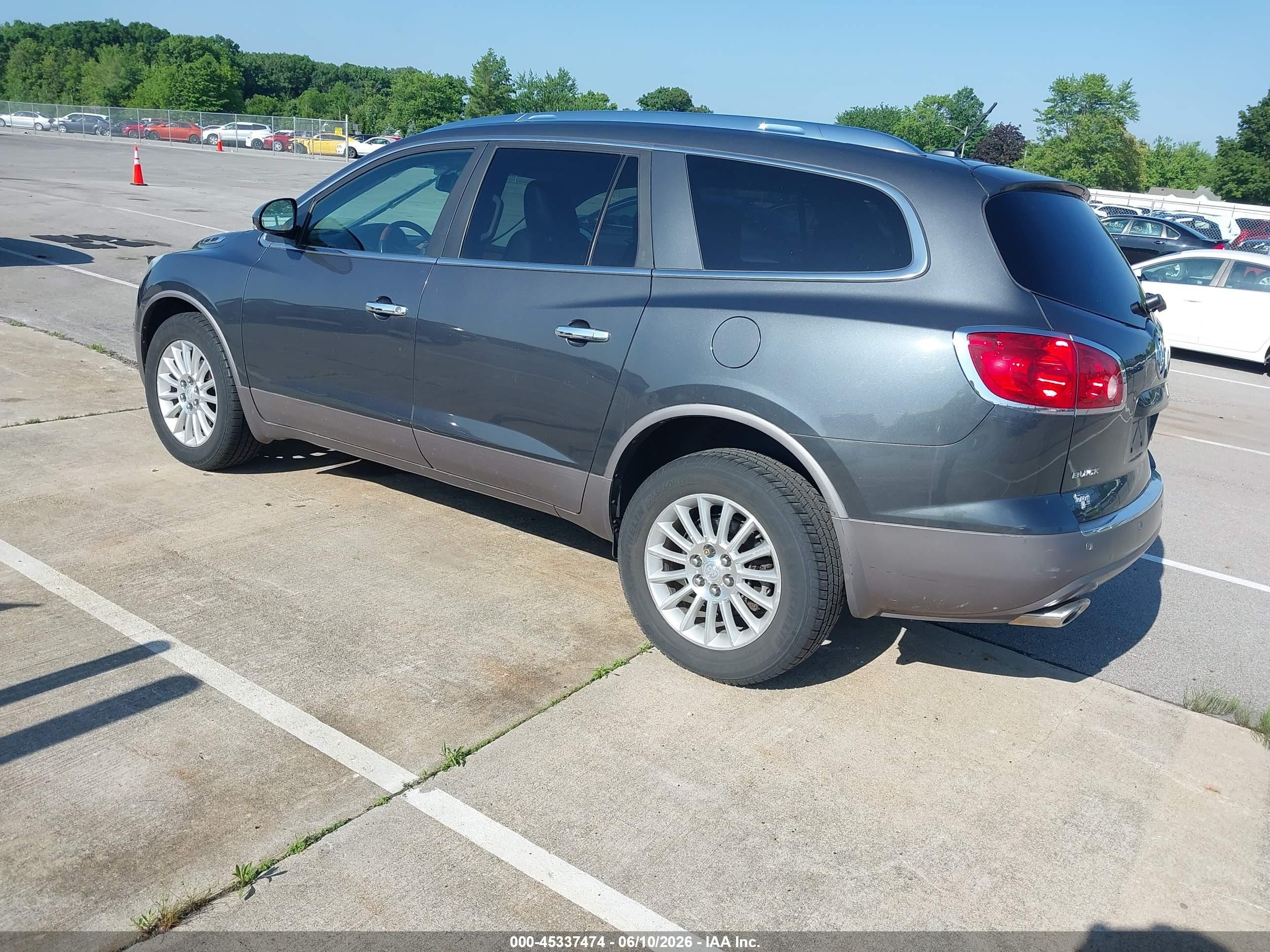 2012 Buick Enclave Leather Gray vin: 5GAKRCED9CJ420318