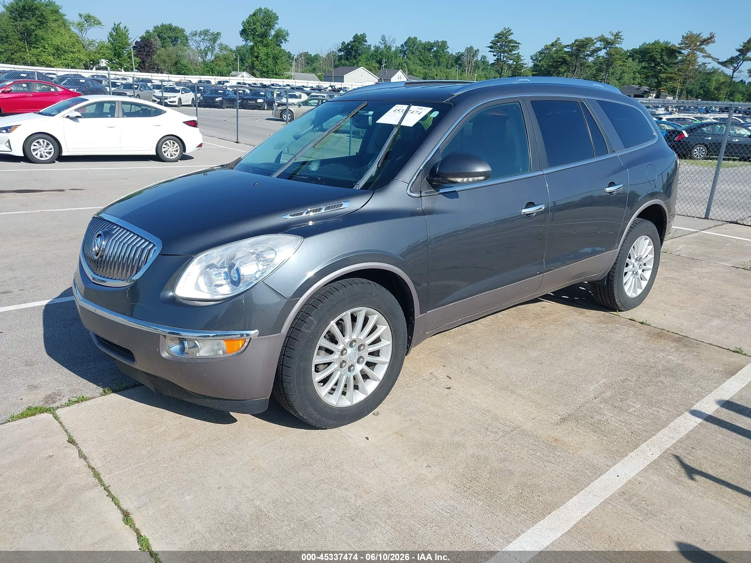 2012 Buick Enclave Leather Gray vin: 5GAKRCED9CJ420318
