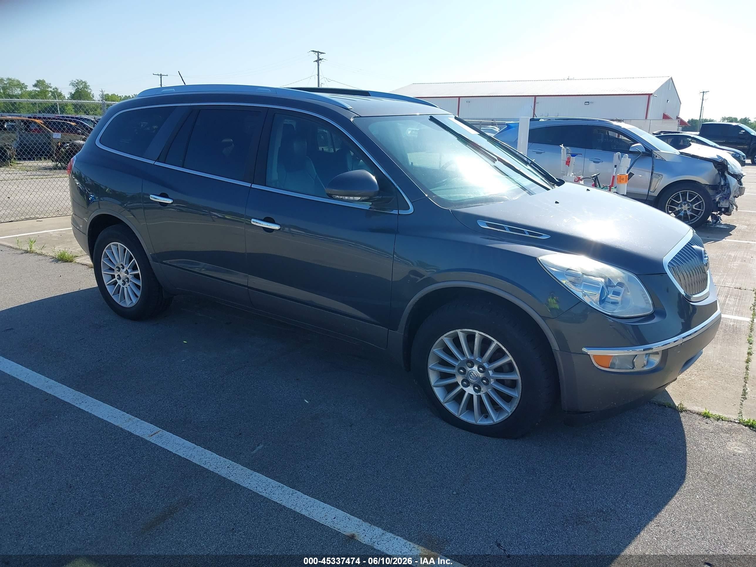 2012 Buick Enclave Leather Gray vin: 5GAKRCED9CJ420318
