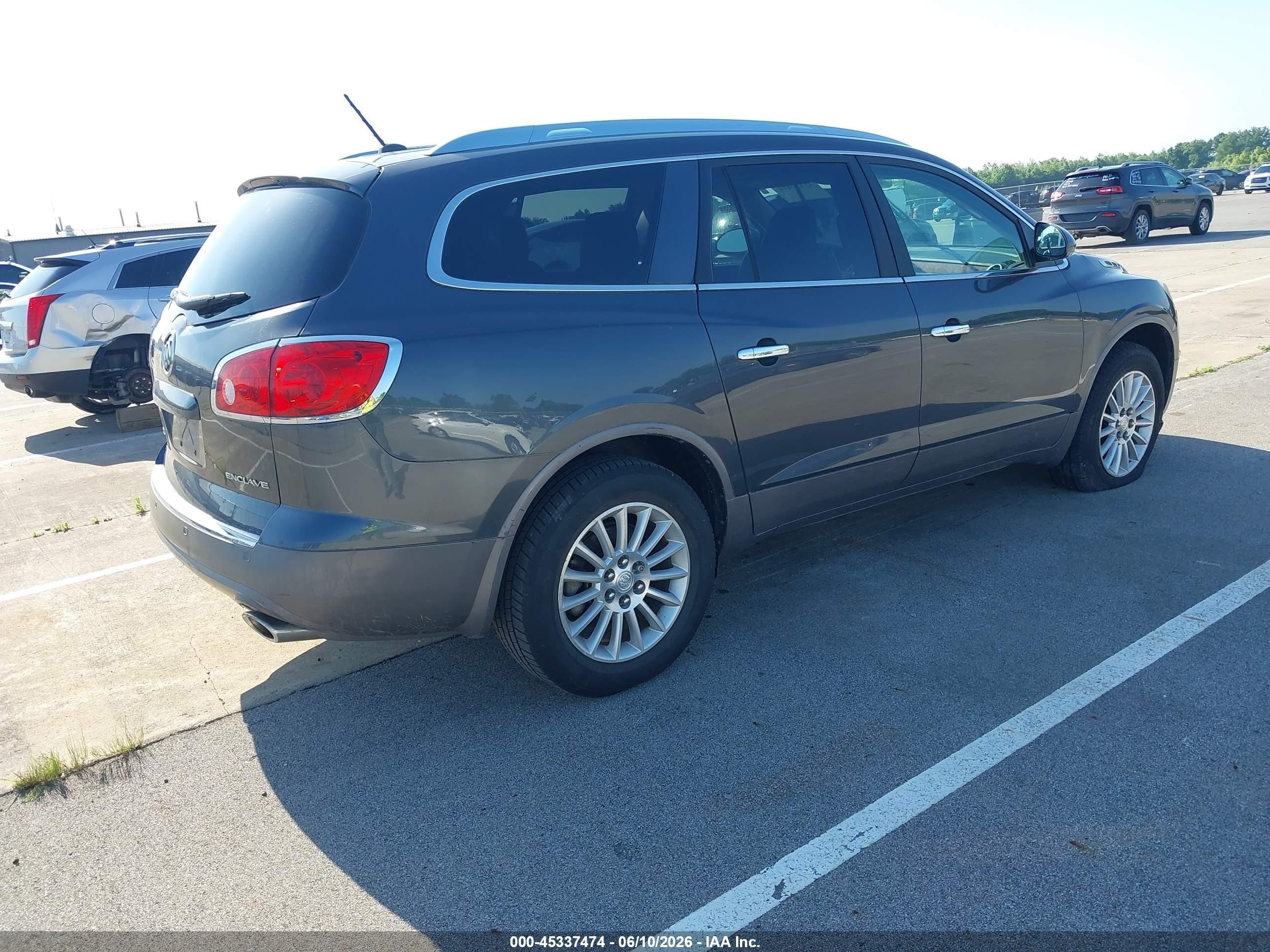 2012 Buick Enclave Leather Gray vin: 5GAKRCED9CJ420318