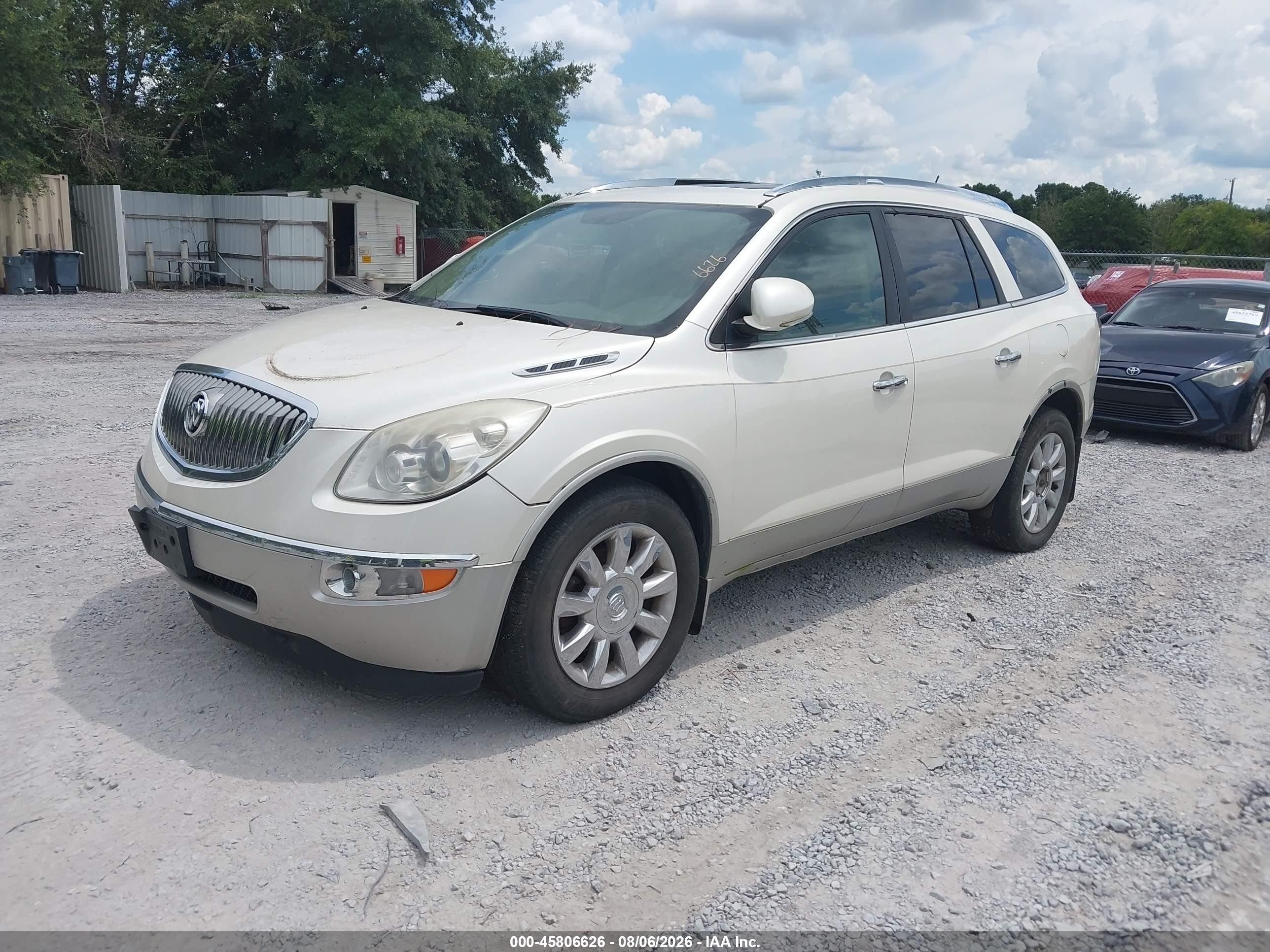 2012 Buick Enclave Leather White vin: 5GAKRCEDXCJ106791