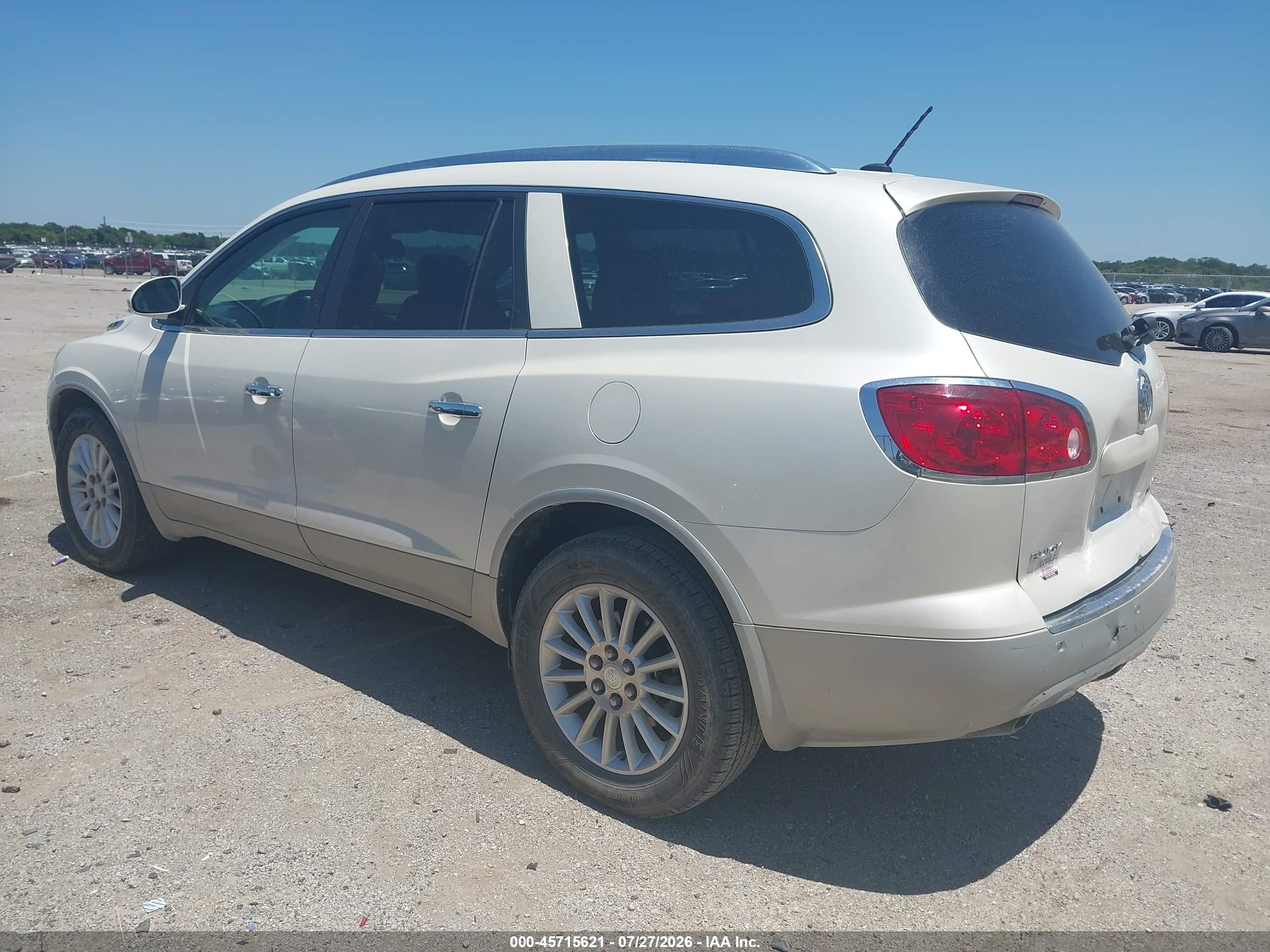 2012 Buick Enclave Leather White vin: 5GAKRCEDXCJ226929