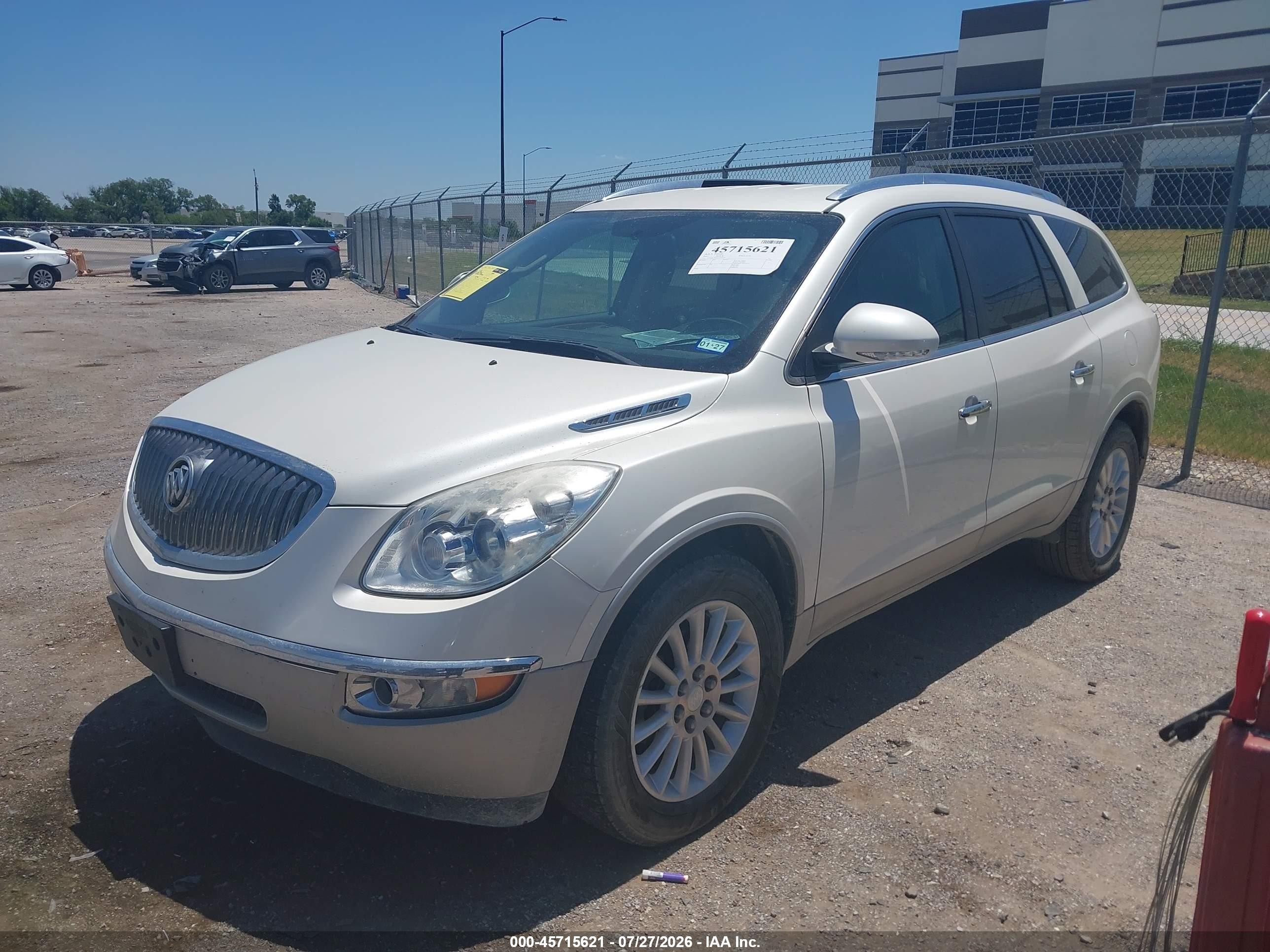 2012 Buick Enclave Leather White vin: 5GAKRCEDXCJ226929