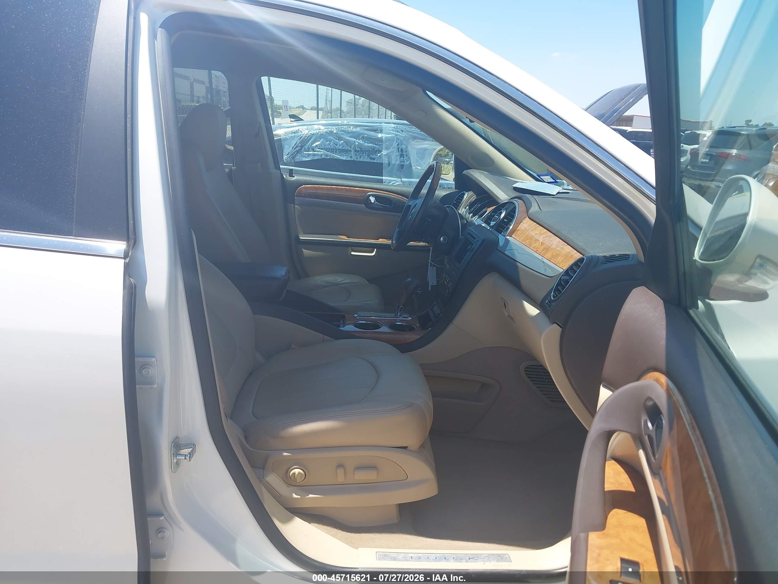 2012 Buick Enclave Leather White vin: 5GAKRCEDXCJ226929