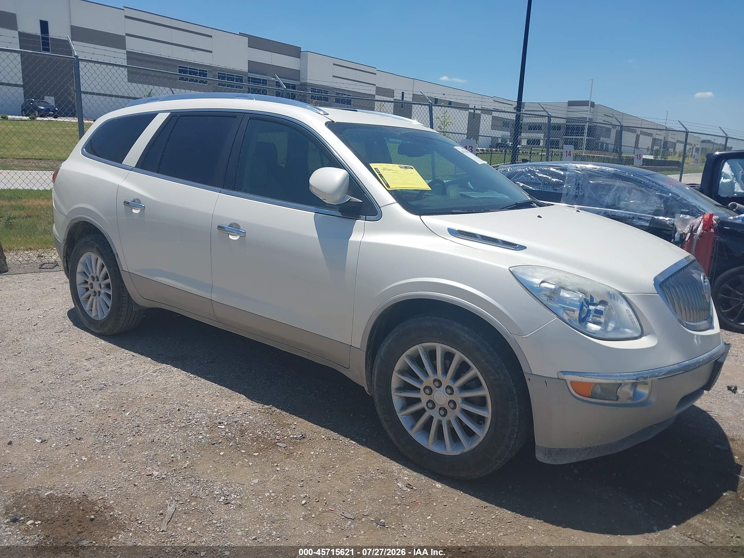 2012 Buick Enclave Leather White vin: 5GAKRCEDXCJ226929