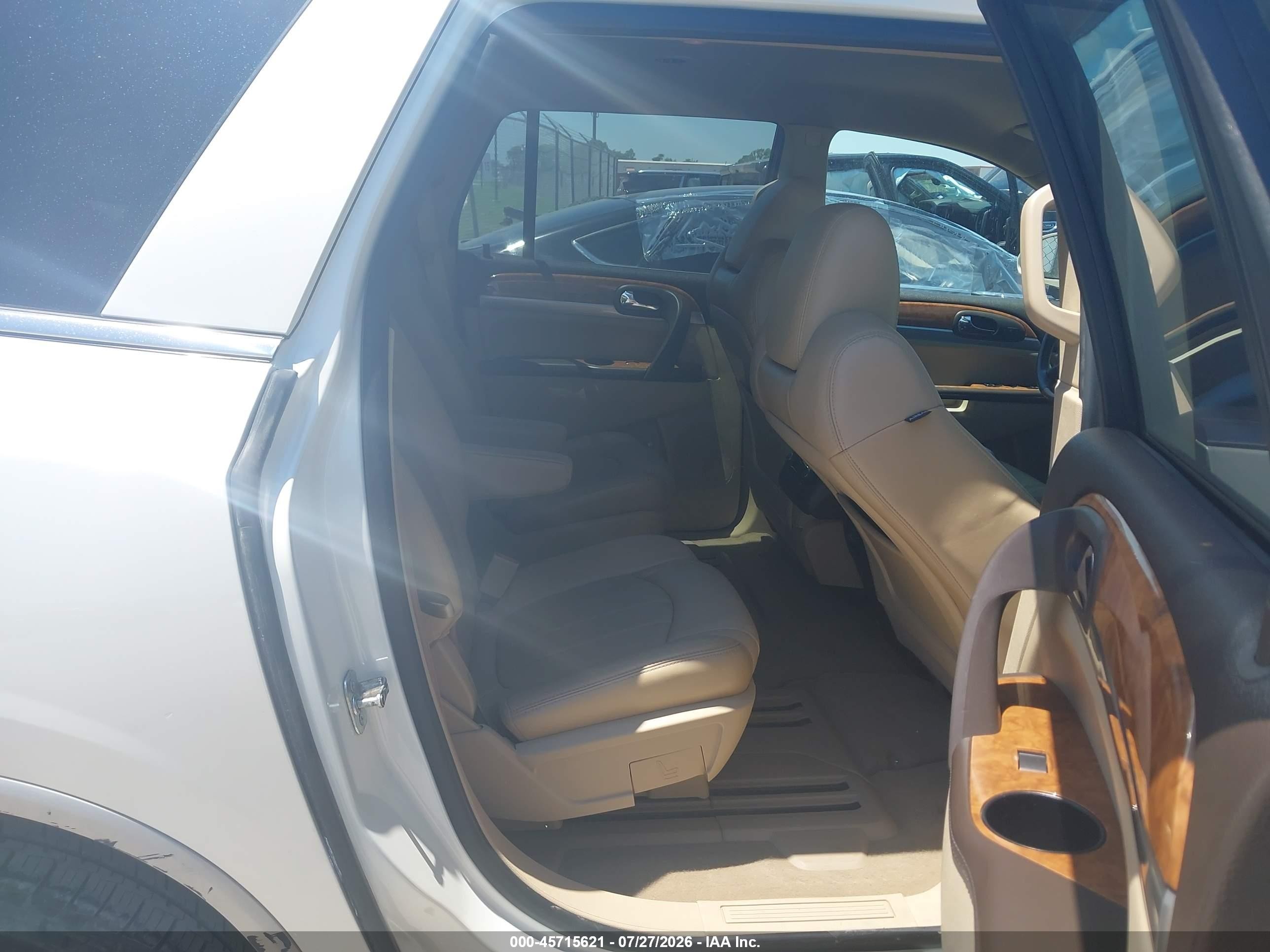 2012 Buick Enclave Leather White vin: 5GAKRCEDXCJ226929