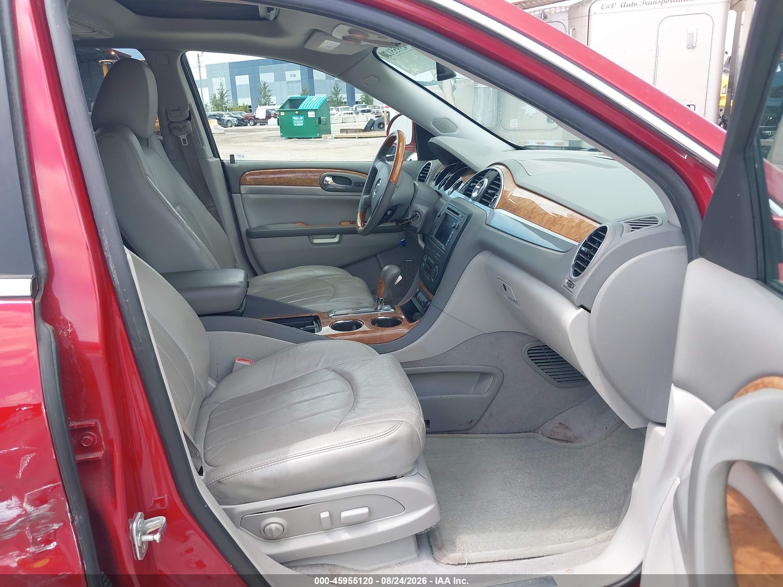2012 Buick Enclave Leather Red vin: 5GAKRCEDXCJ296172