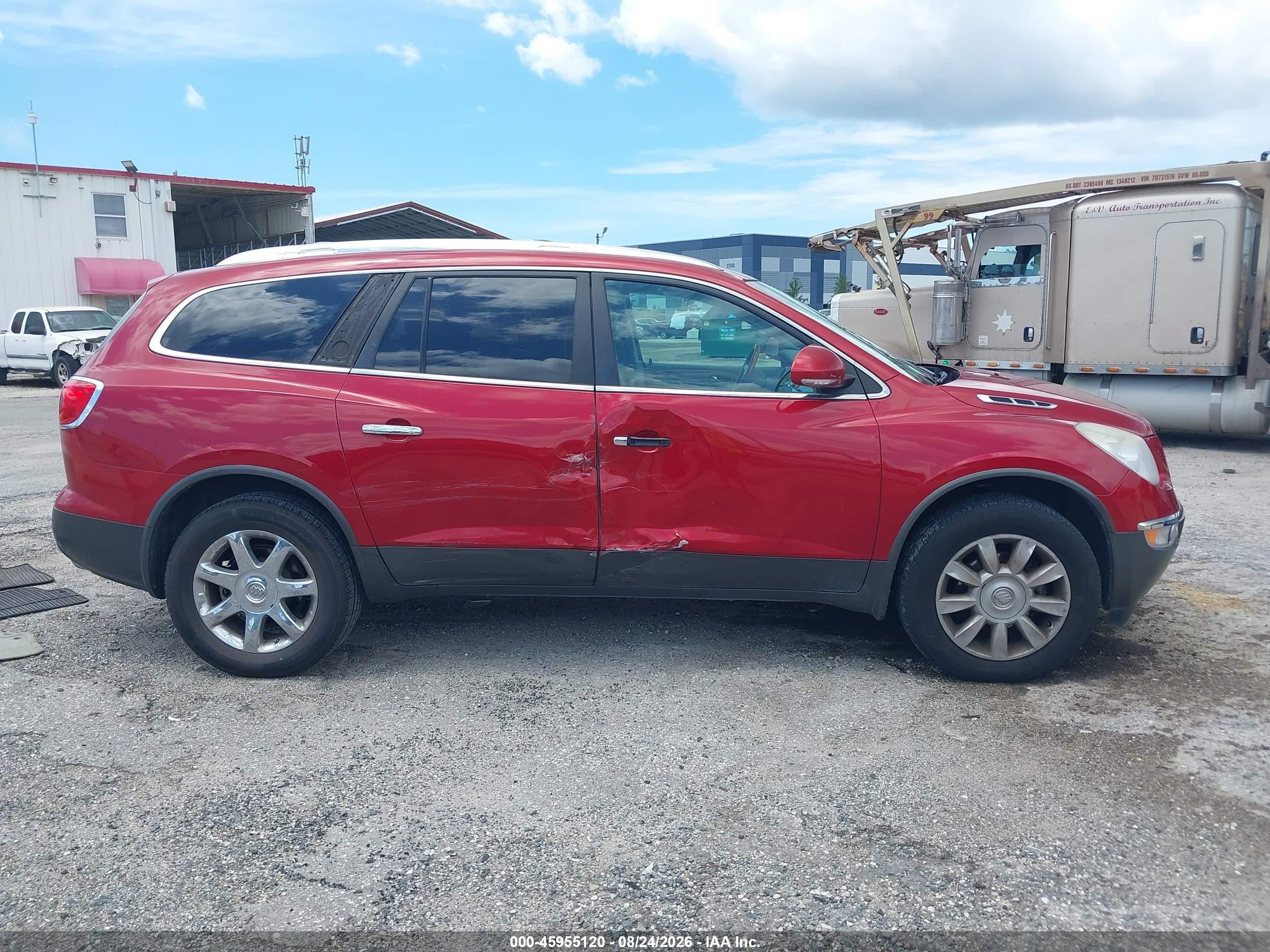 2012 Buick Enclave Leather Red vin: 5GAKRCEDXCJ296172