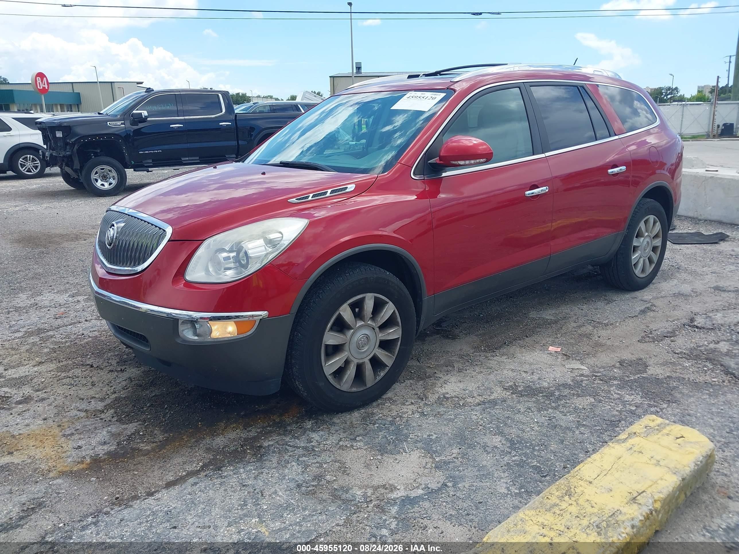2012 Buick Enclave Leather Red vin: 5GAKRCEDXCJ296172