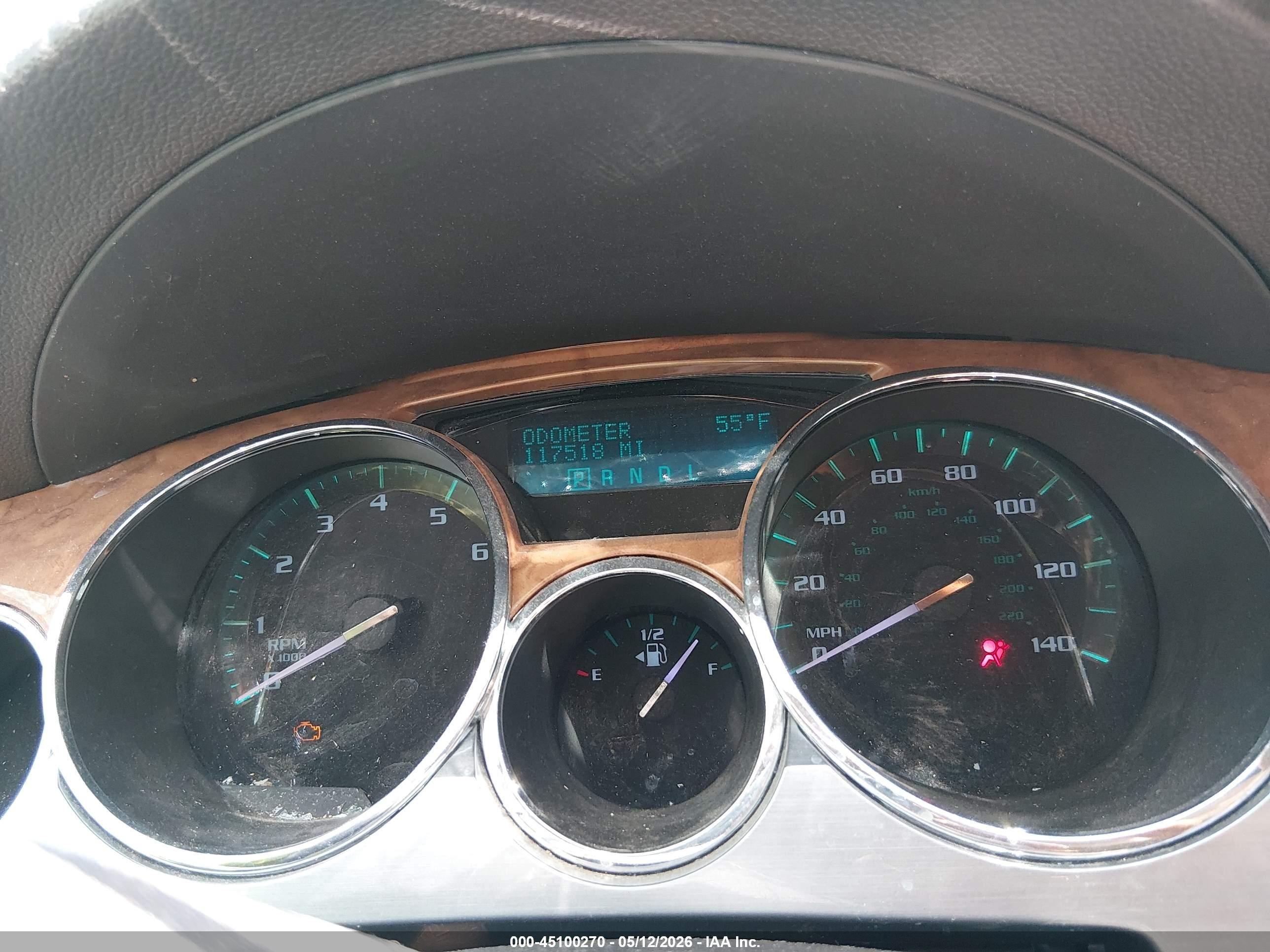 2012 Buick Enclave Leather Коричневый vin: 5GAKRCEDXCJ321328