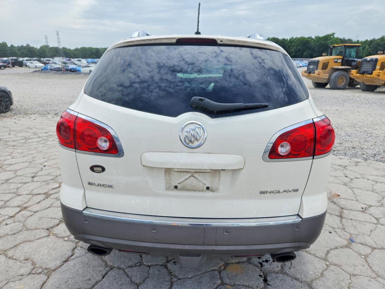 2012 Buick Enclave White vin: 5GAKRCEDXCJ384753