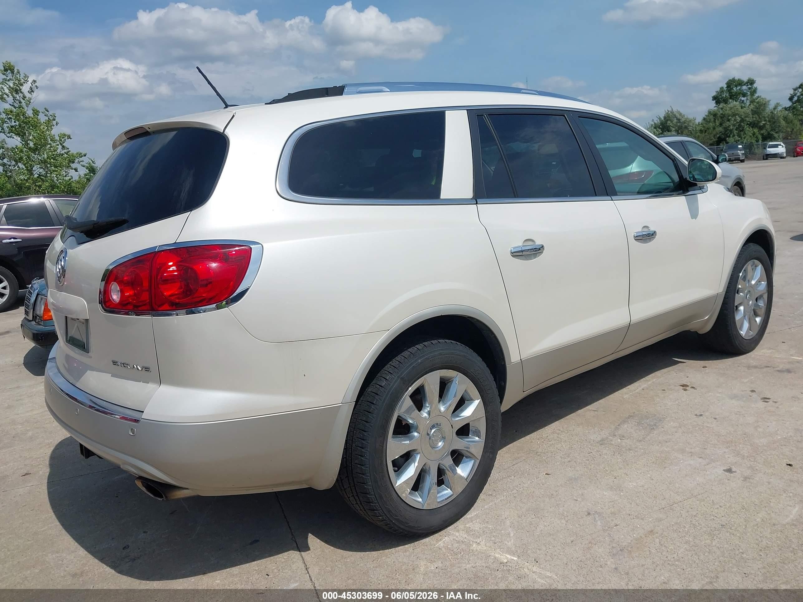 2012 Buick Enclave Leather White vin: 5GAKRCEDXCJ392402